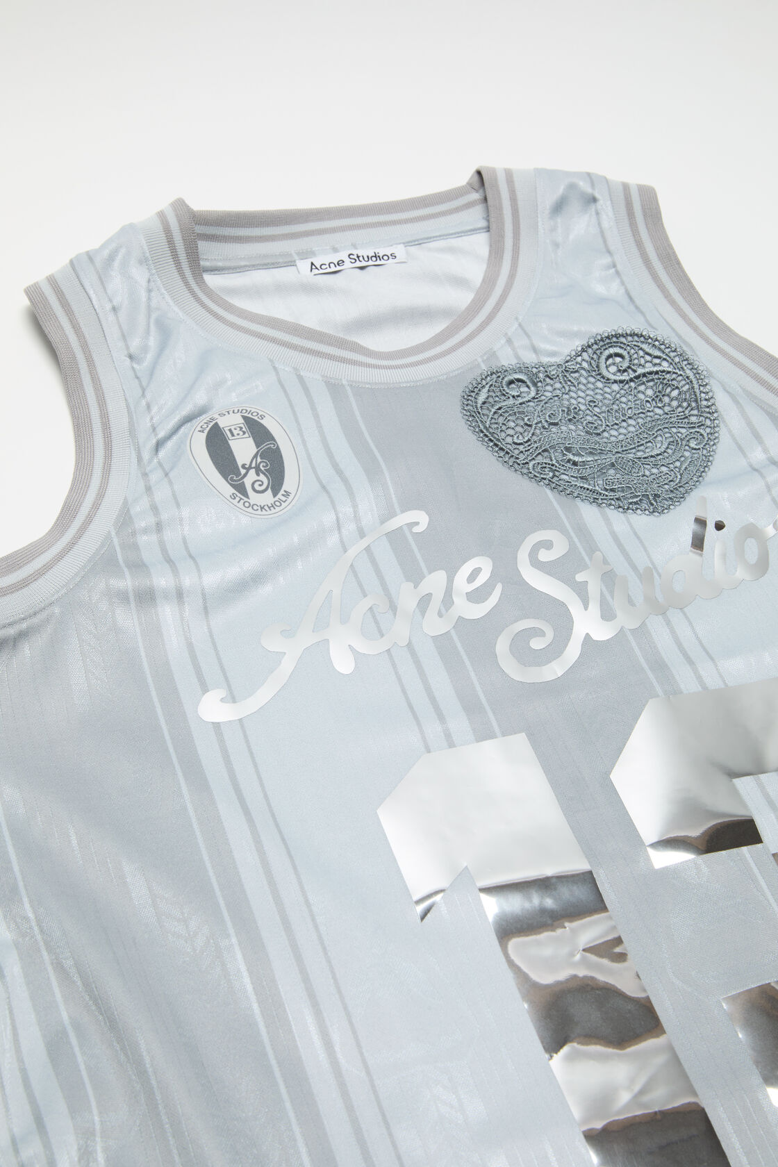 Sports jersey tank top, Grey, 2000x