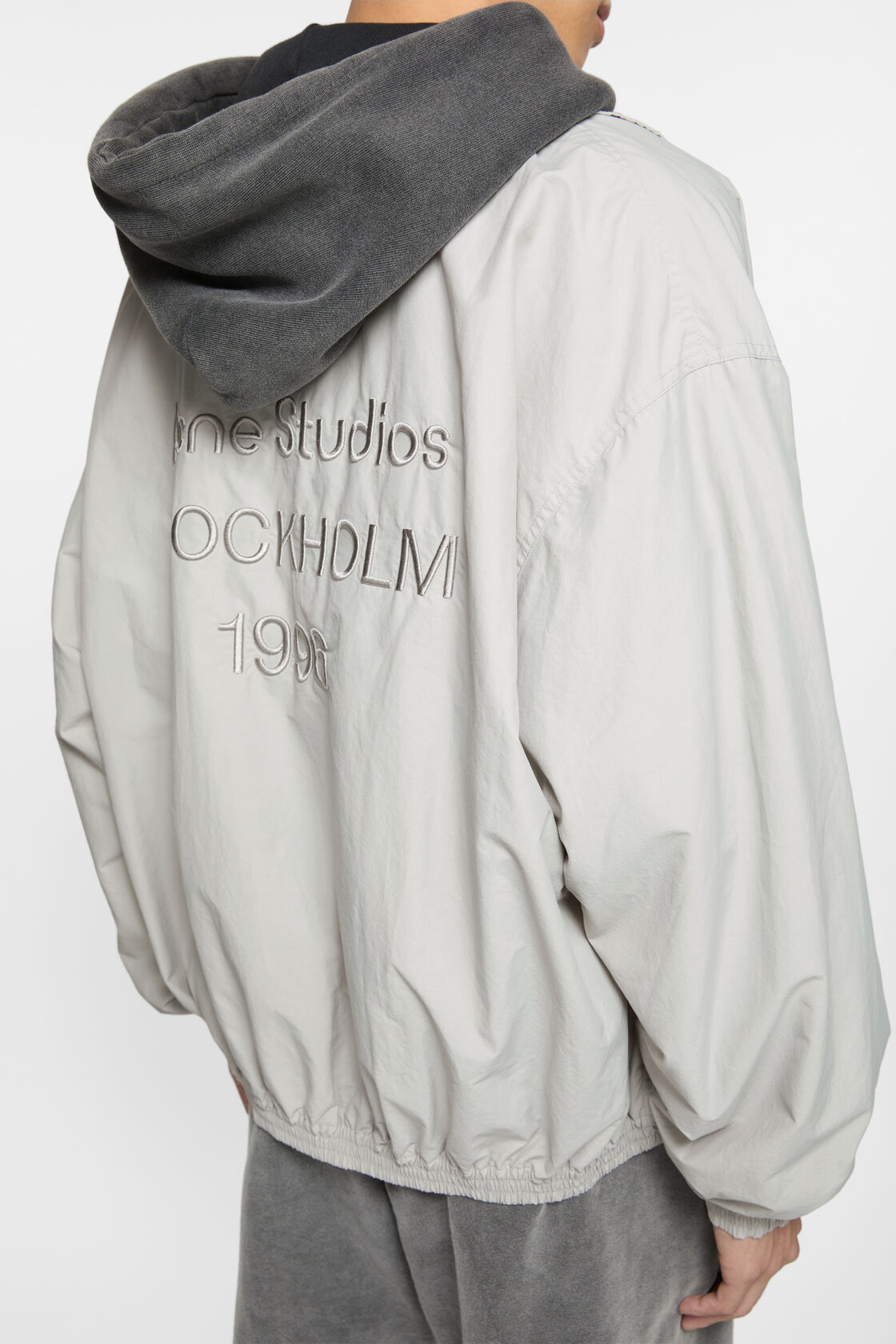 Logo jacket, Grey, 2000x