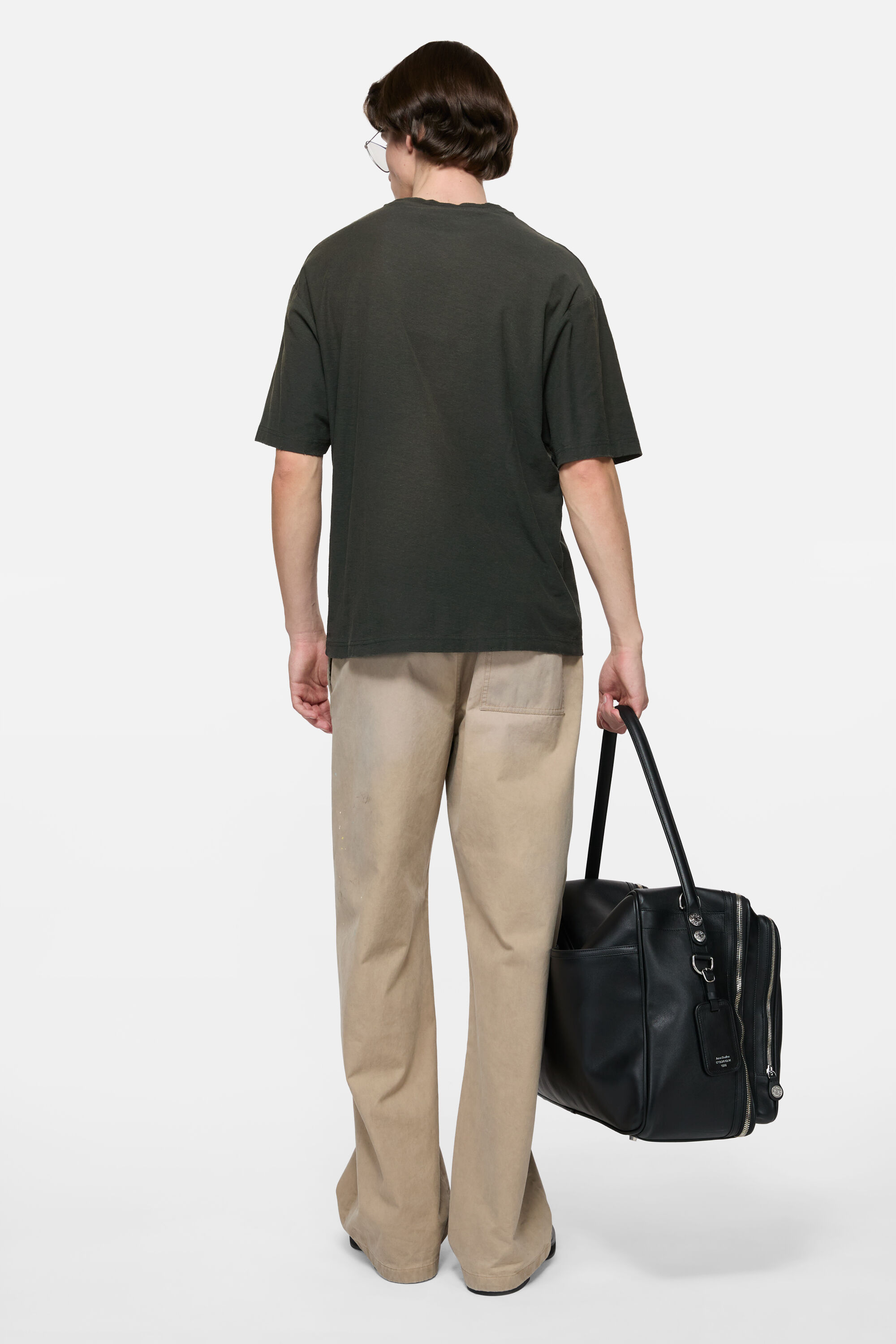 Acne Studios - Sprayed logo t-shirt - Faded black