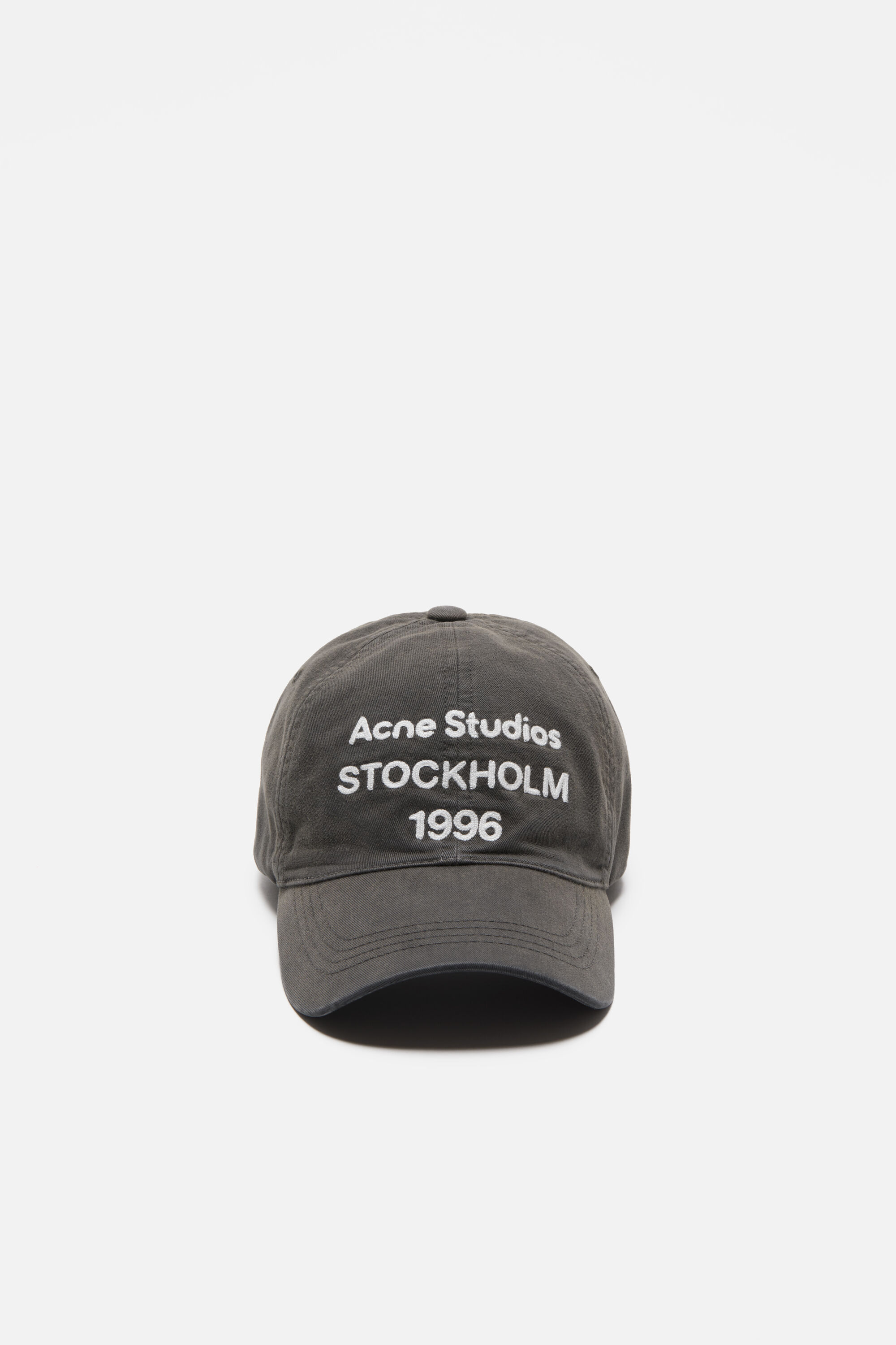 Acne Studios Kali Vintage ball Cap キャップ Acne Studios - Logo cap - Faded black