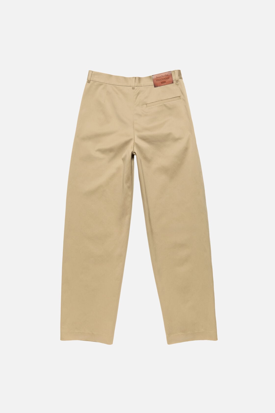 Cotton satin trousers, Dusty beige, 2000x