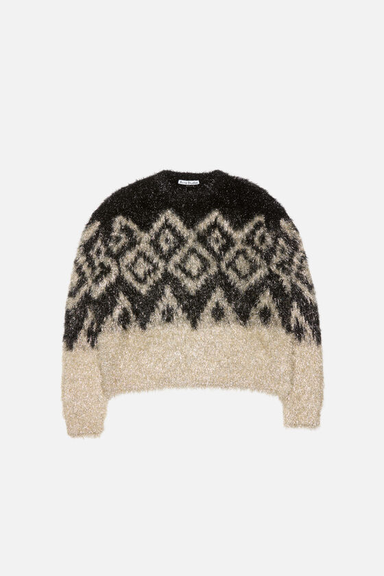FN-WN-KNIT000917, Black/gold