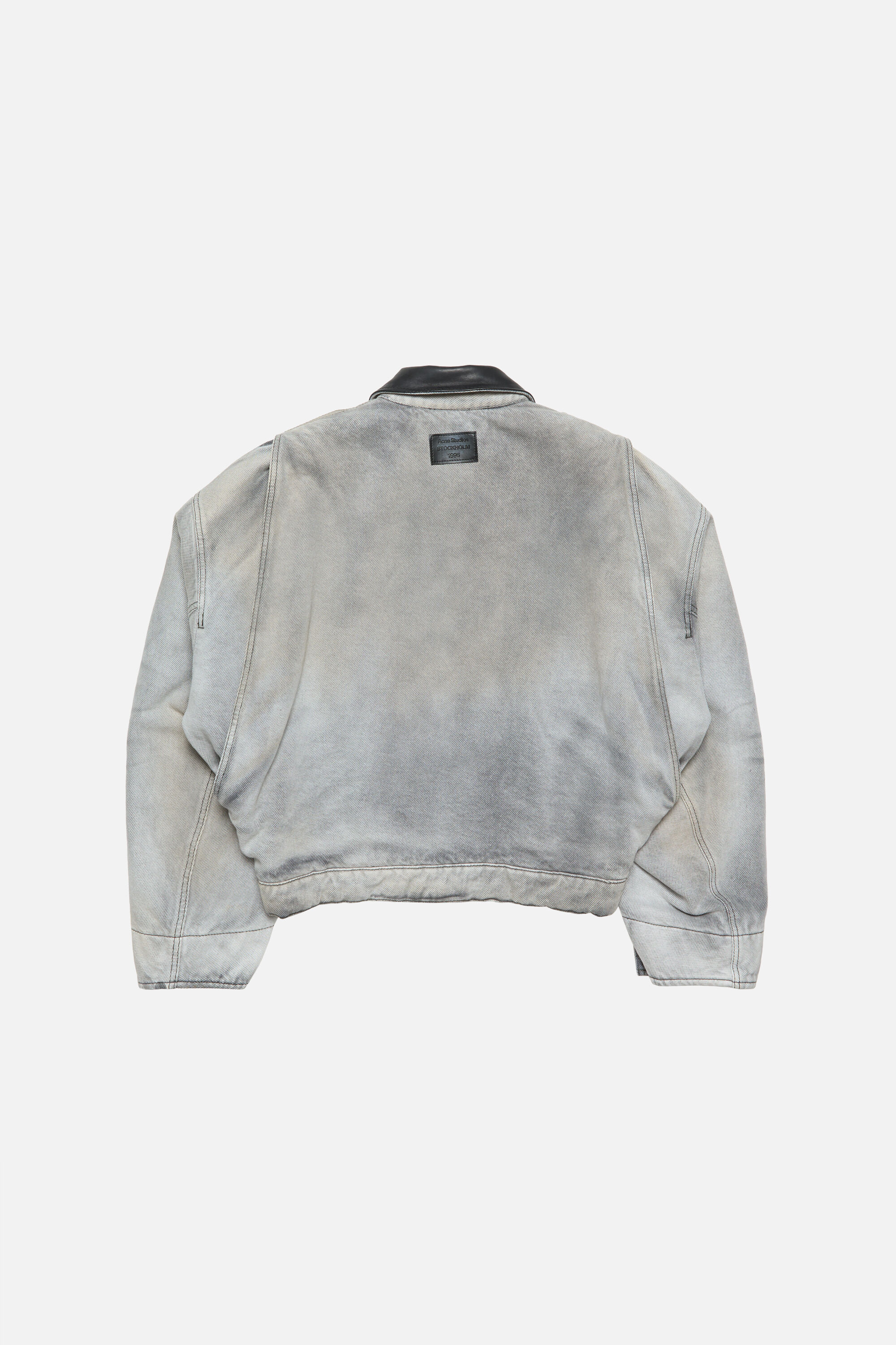 Acne Studios - Faded denim jacket - White/black