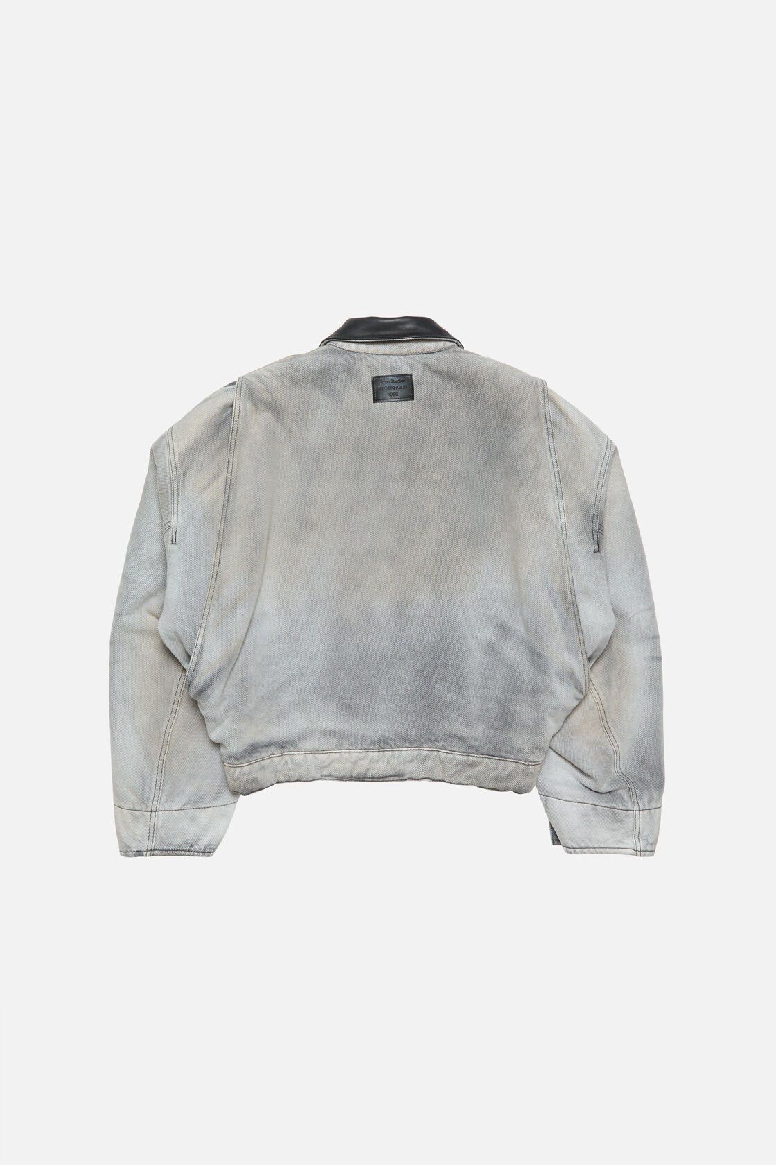 Faded denim jacket, White/black, 2000x