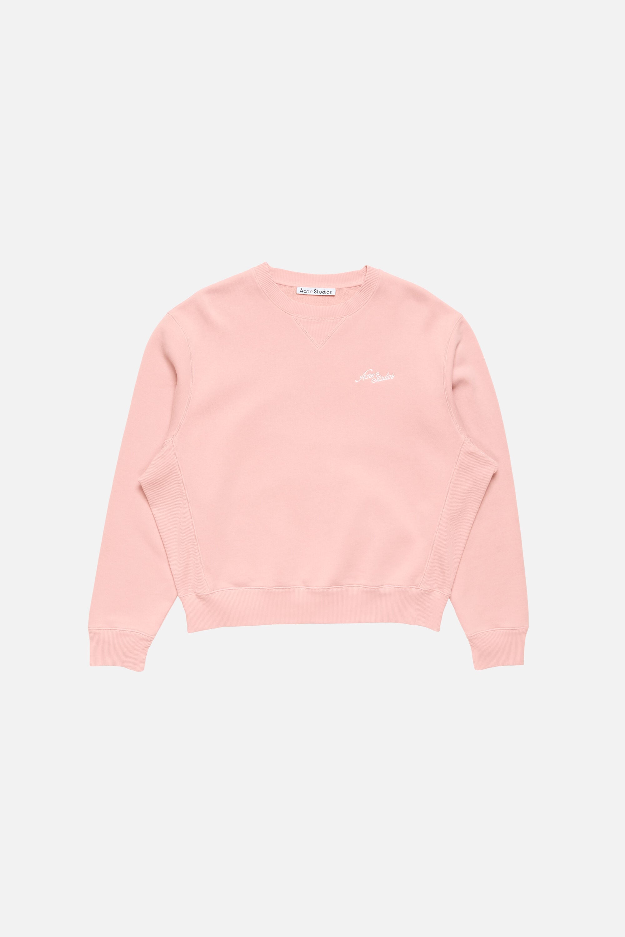 Acne Studios - Fleece sweatshirt with logo - Faded pink