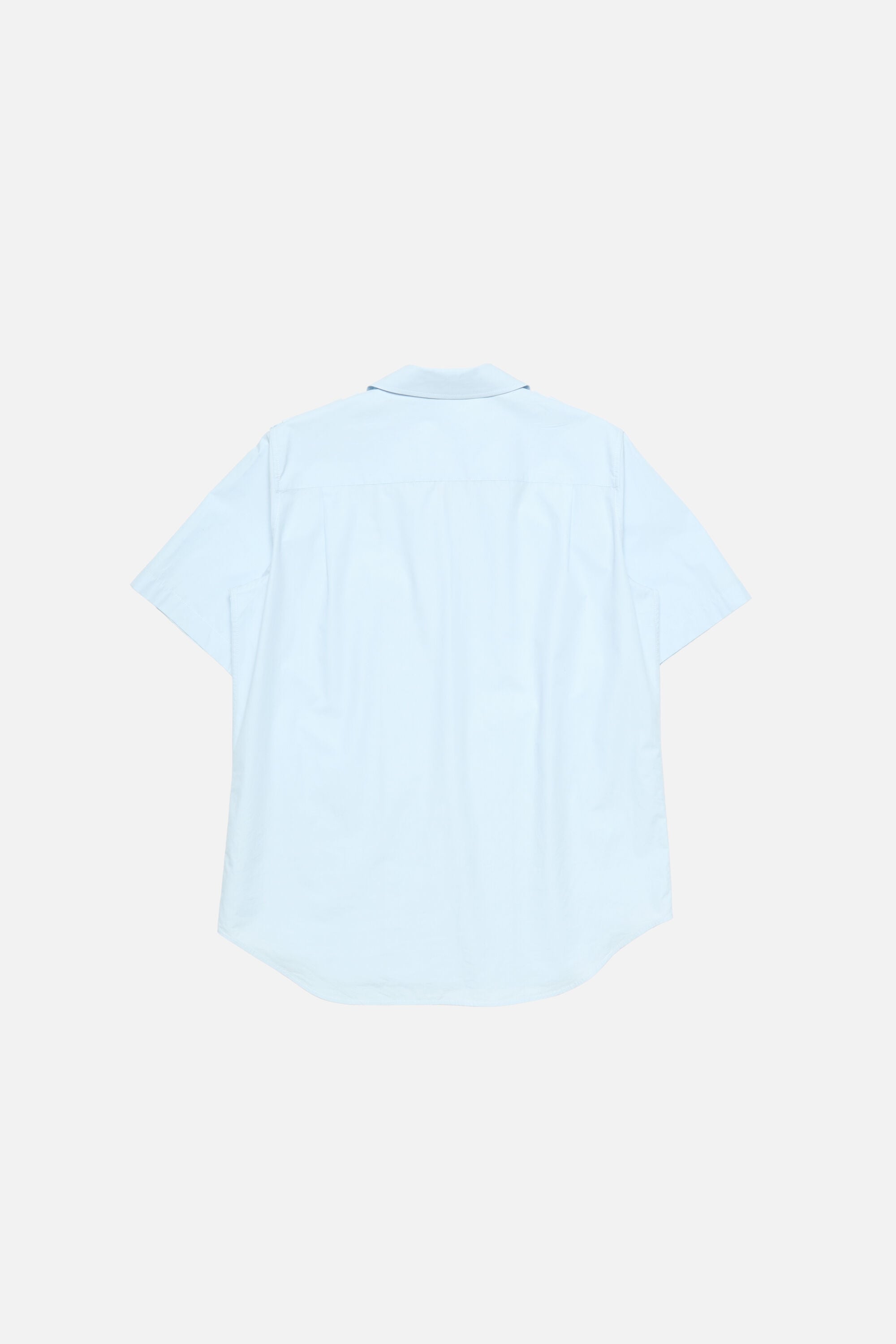 Acne Studios - ポプリンボタンアップシャツ - ベビーブルー