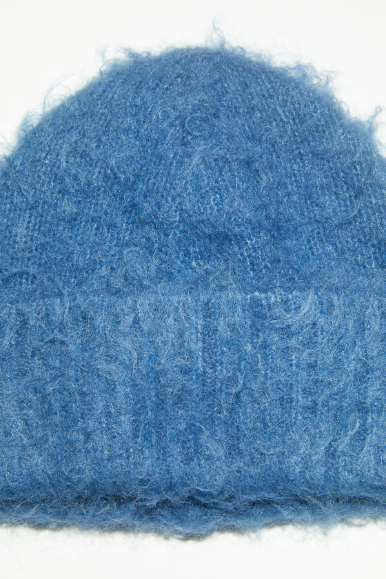Acne Studios - Wool mohair beanie - Denim blue