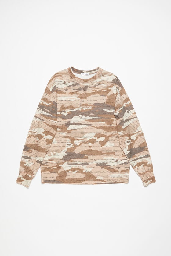 Acne Studios - Pullover mit Rundhalsausschnitt und Logo-Print 