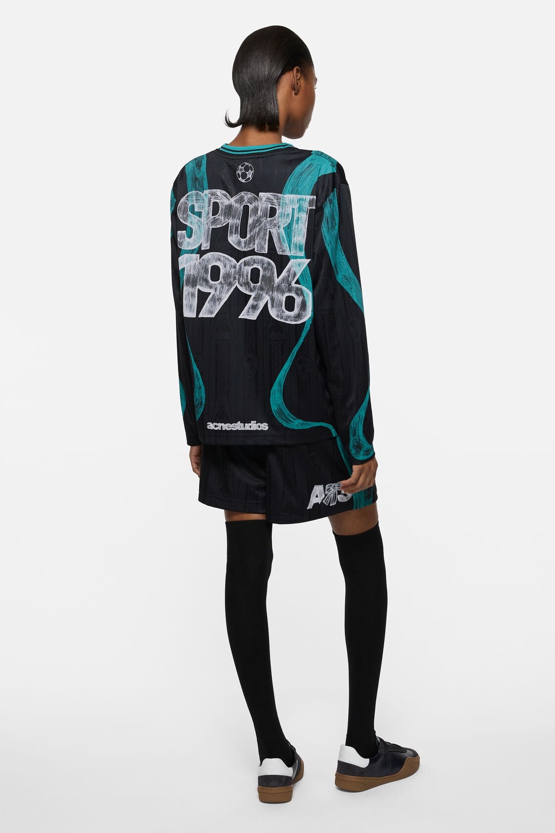 Sports jersey graphic t-shirt, Black, 2000x