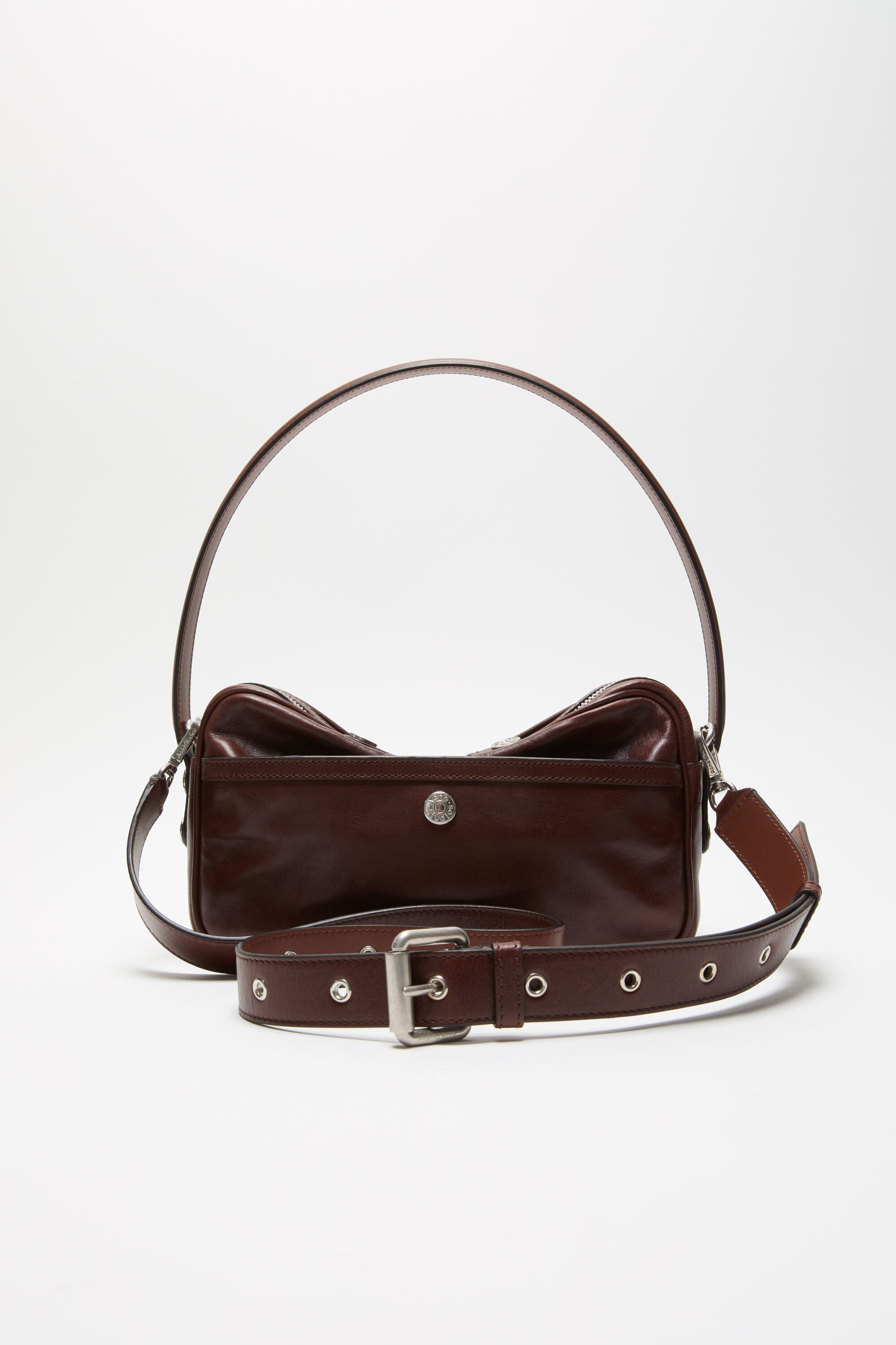 Acne Studios - Camero Party Bag With Buckles - Cognac brown