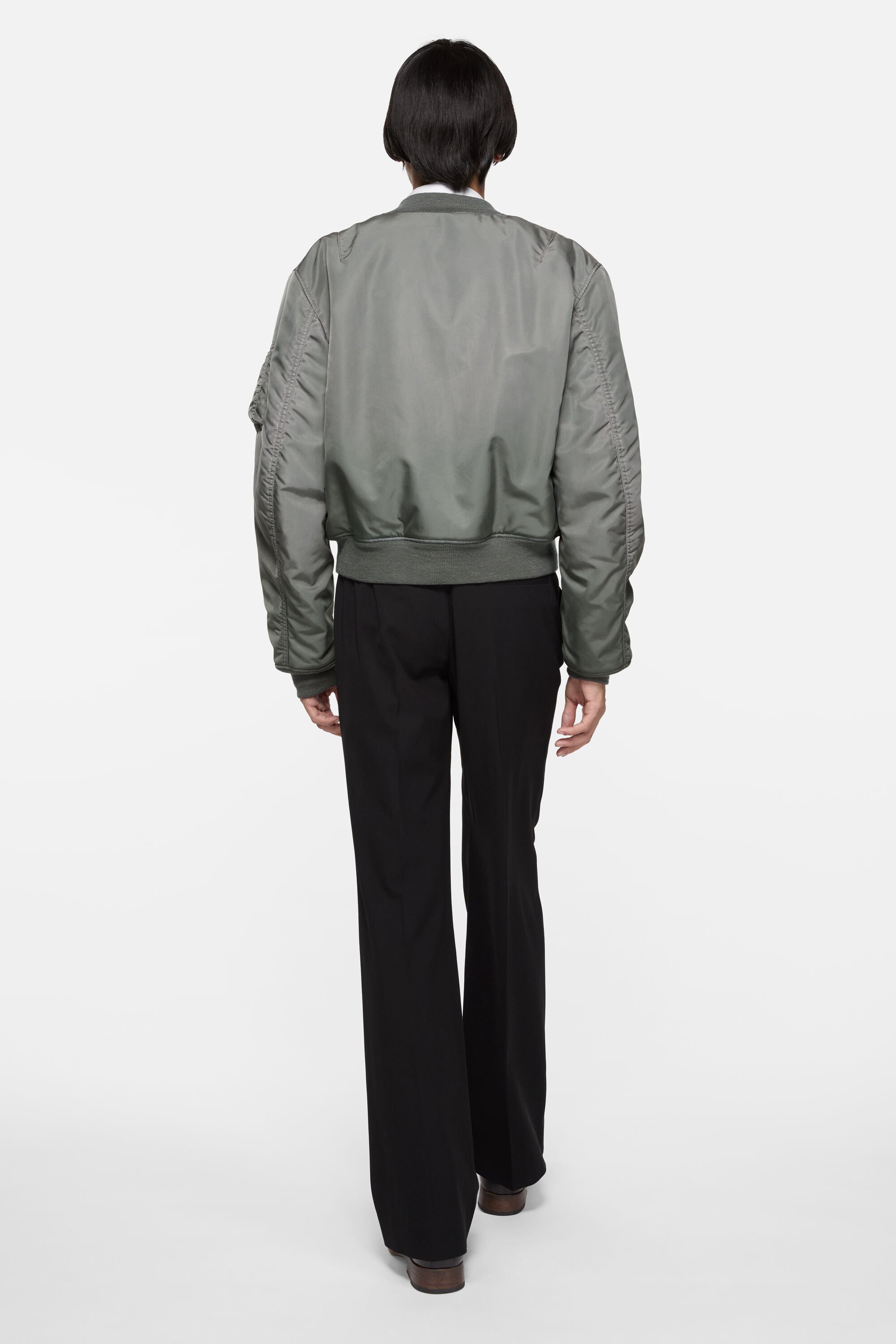 Acne Studios - ウォッシュ加工ボンバージャケット - ストーングレー