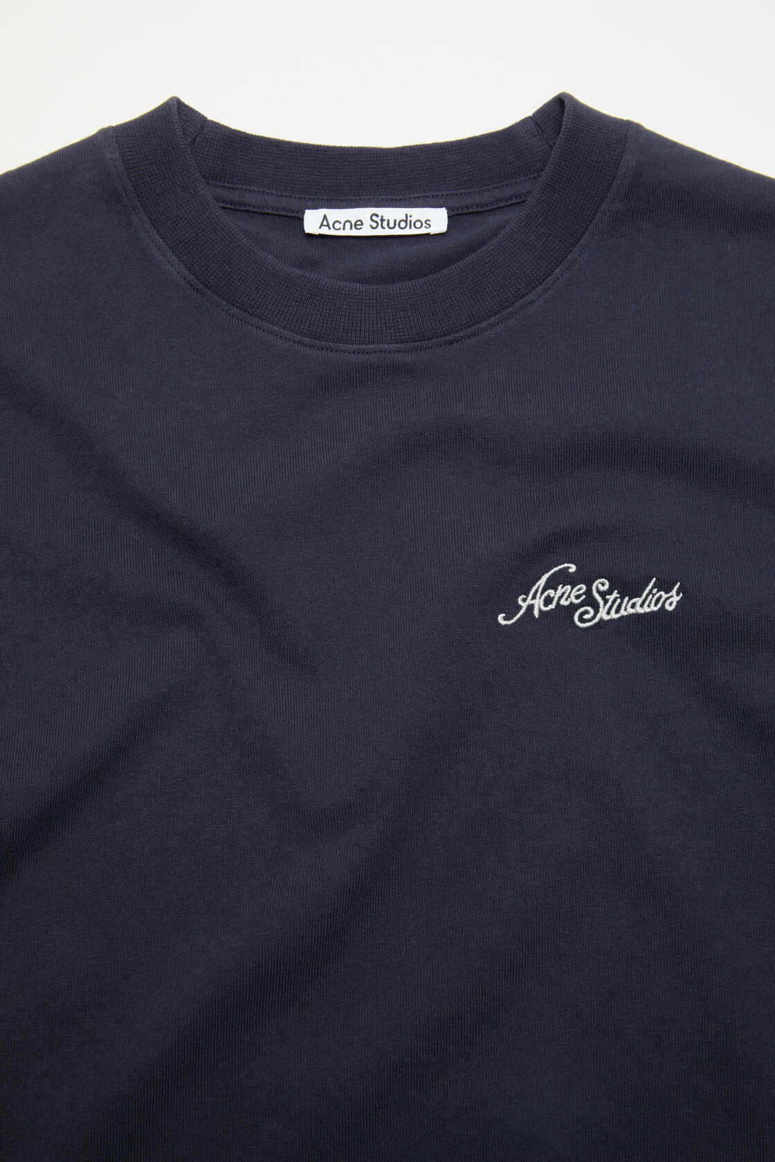 Jersey t-shirt with logo, Dark navy, 2000x
