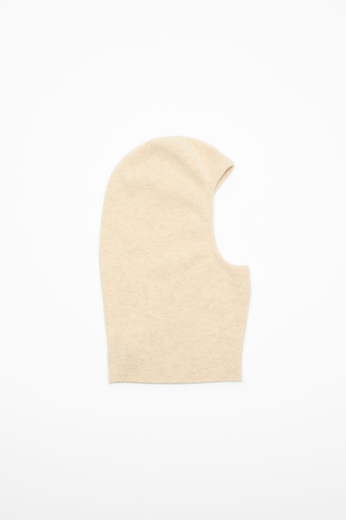 Face logo balaclava beanie, Oatmeal melange, 2000x