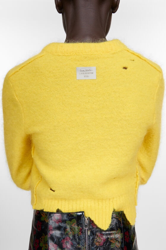 Acne Studios - ボタンアップ カーディガン - イエロー