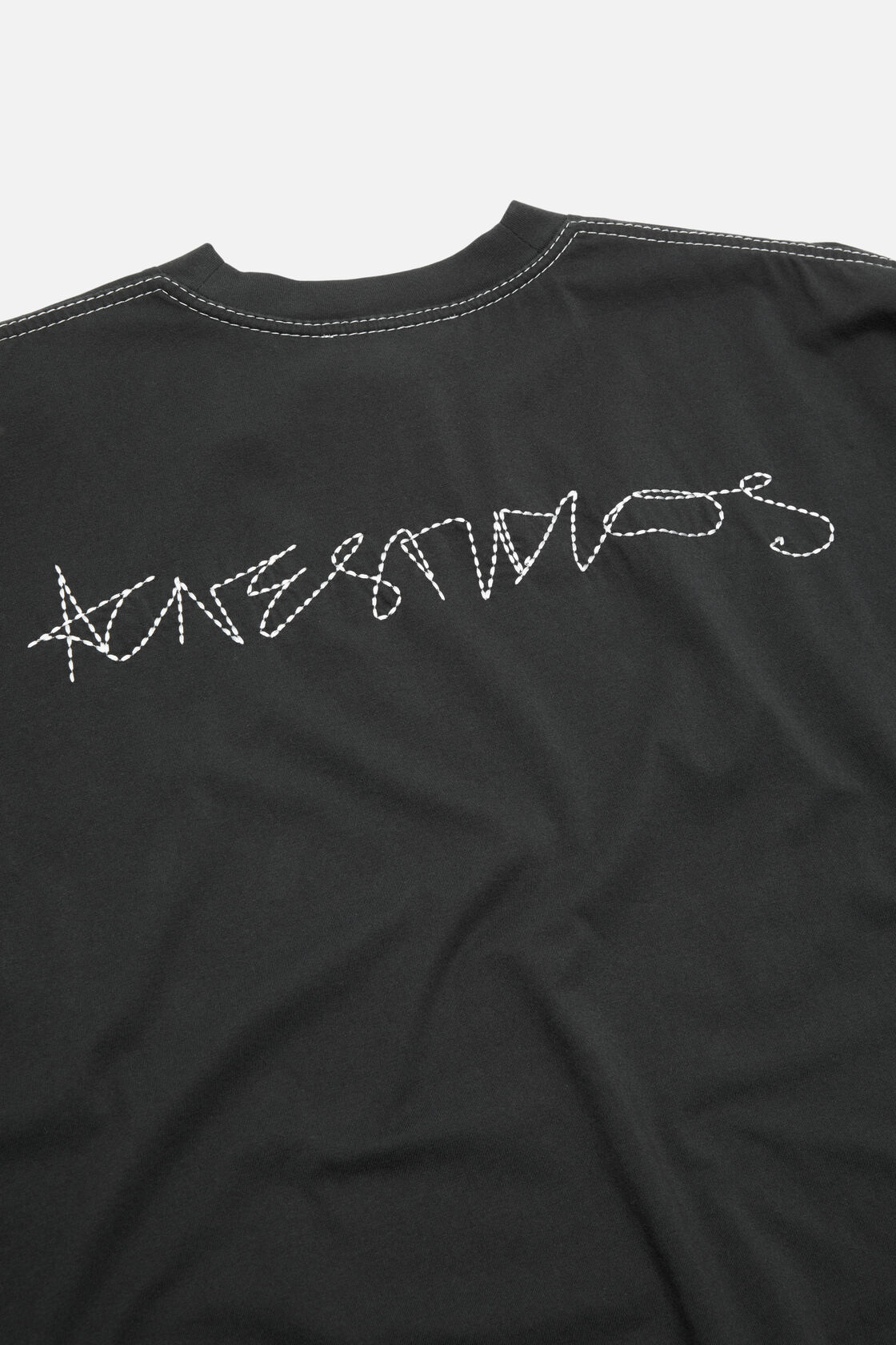 ロゴTシャツ, フェイデッドブラック, 2000x