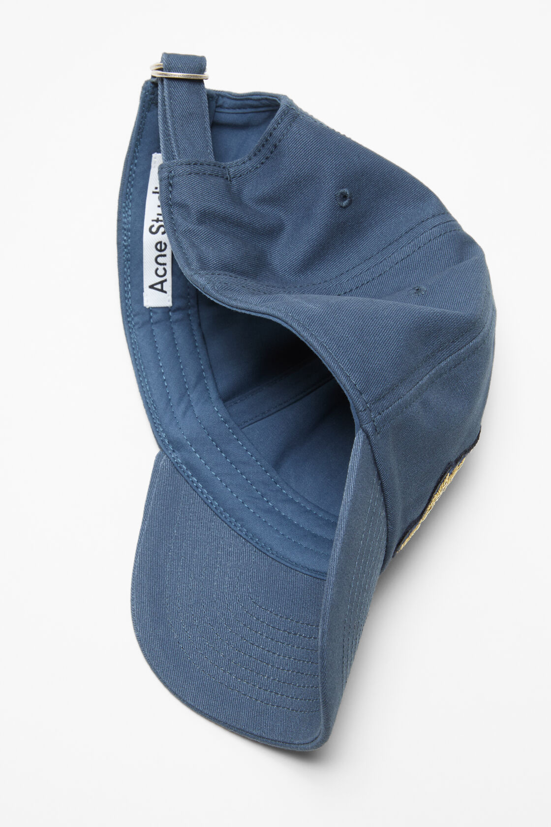 Crest logo baseball cap, Navy blue, 2000x
