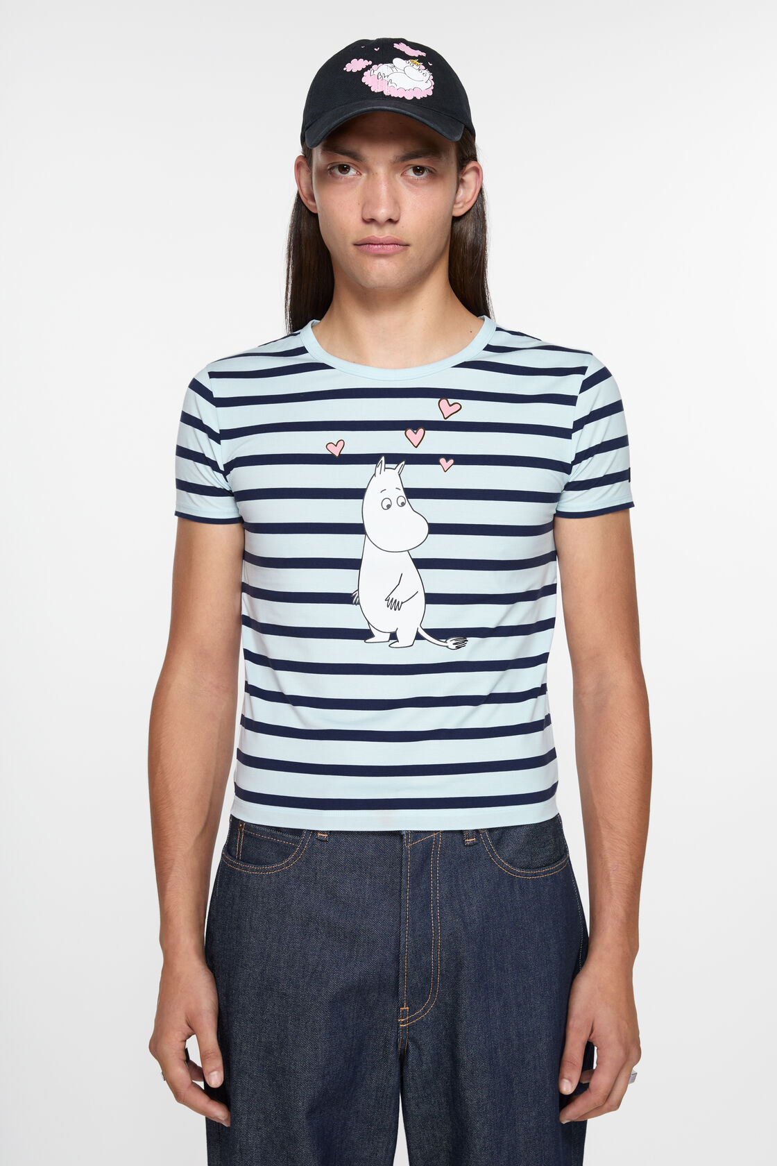 T-shirt Acne Studios x Moomin, Pale blue, 2000x