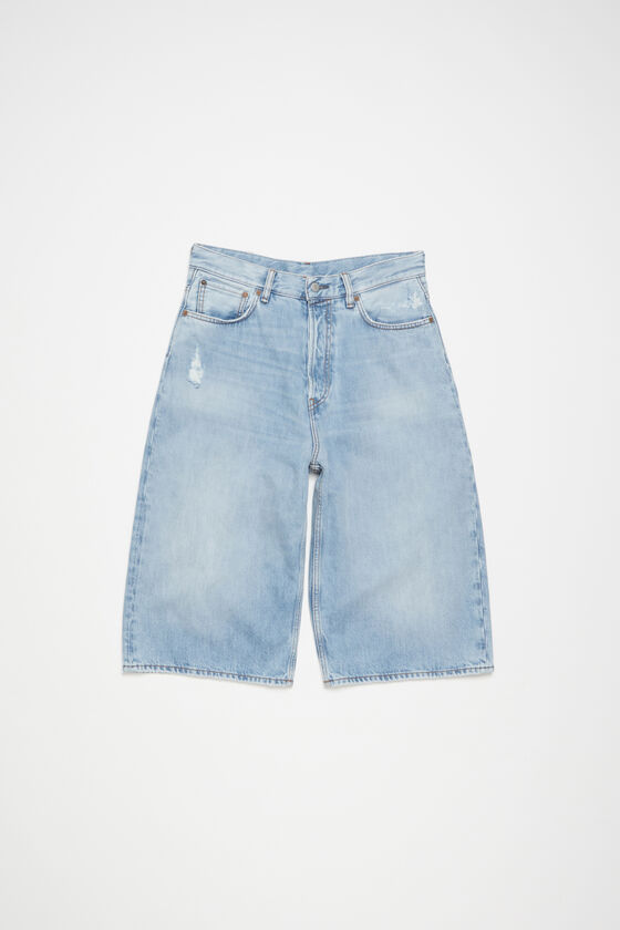 Jeansshorts - Lockere Passform, Hellblau, 2000x