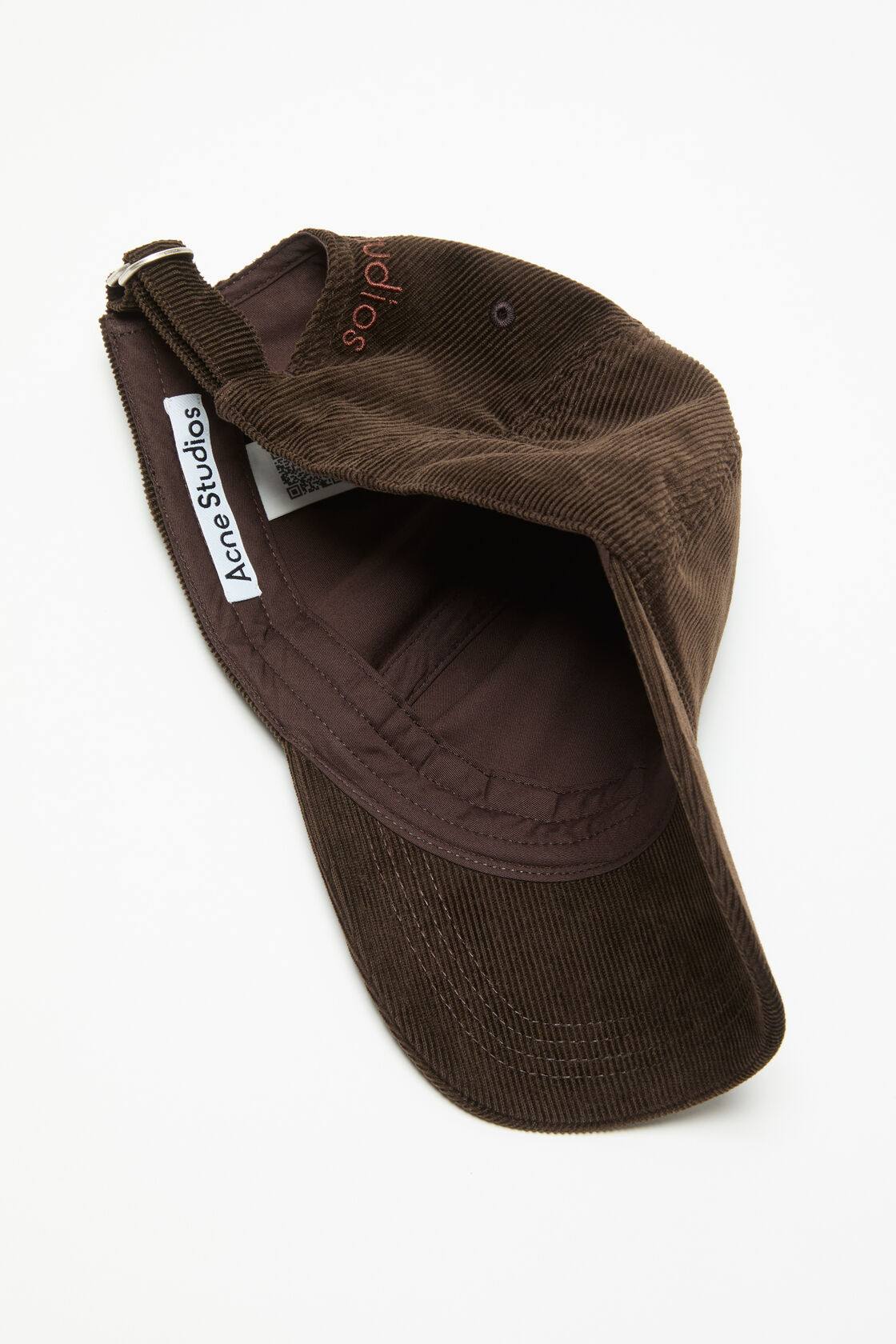 Corduroy baseball cap, Dark brown, 2000x