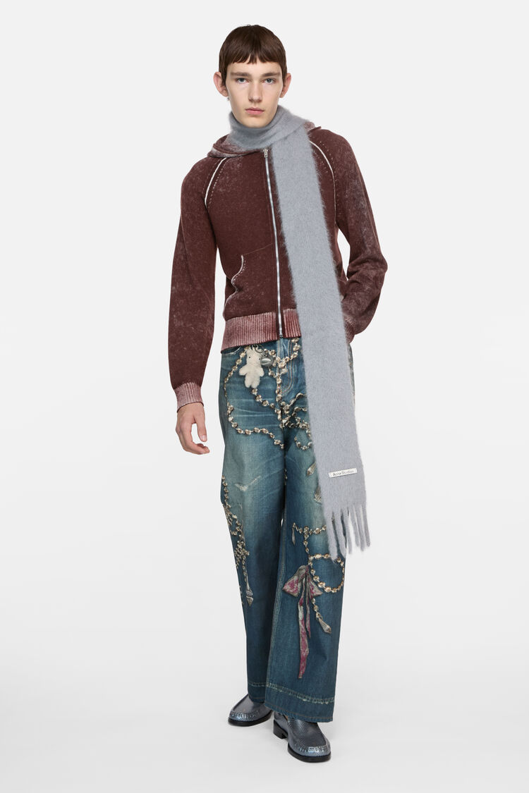 FN-MN-KNIT000573, Dark burgundy