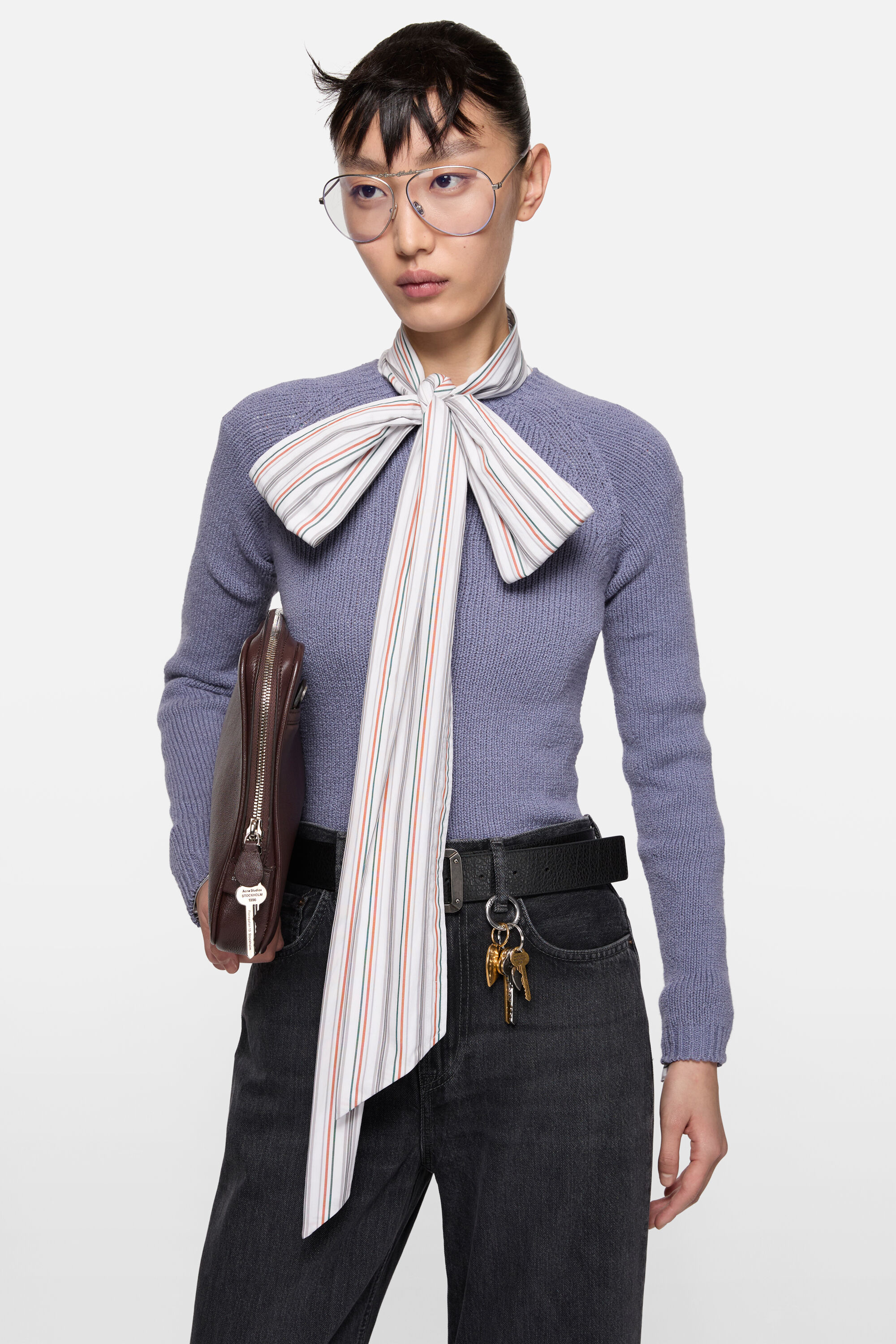 Acne Studios - Keyring - Gold/silver