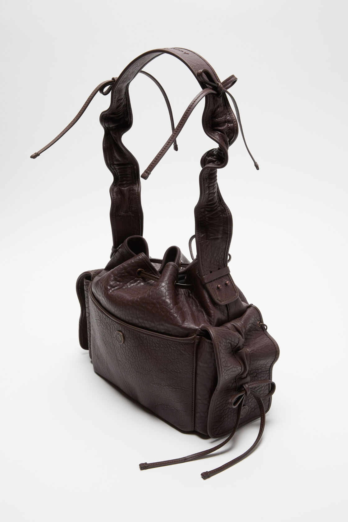 Multipocket Bucket Bag, Chocolate brown, 2000x