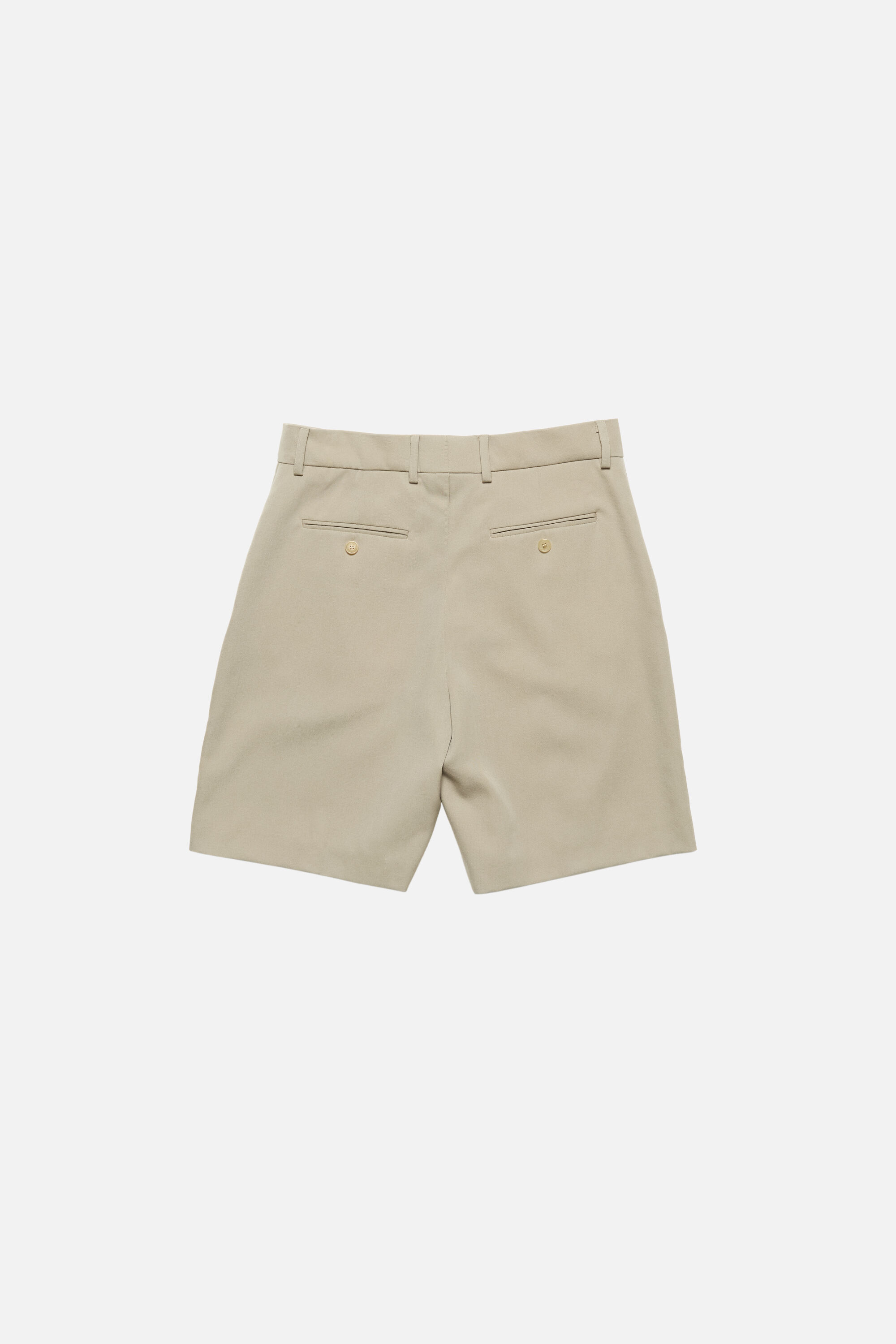 Acne Studios - Tailored Wool Shorts - Beige