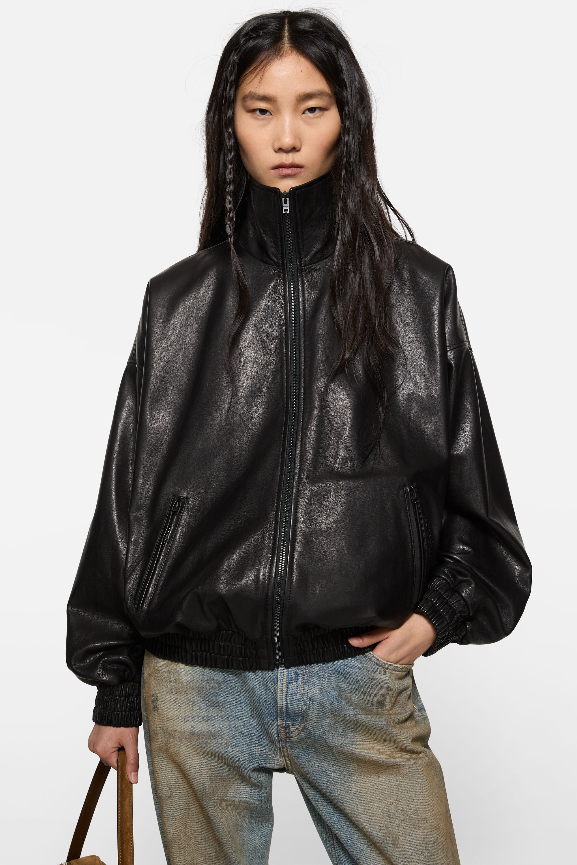 Acne Studios - レザージャケット - ブラック