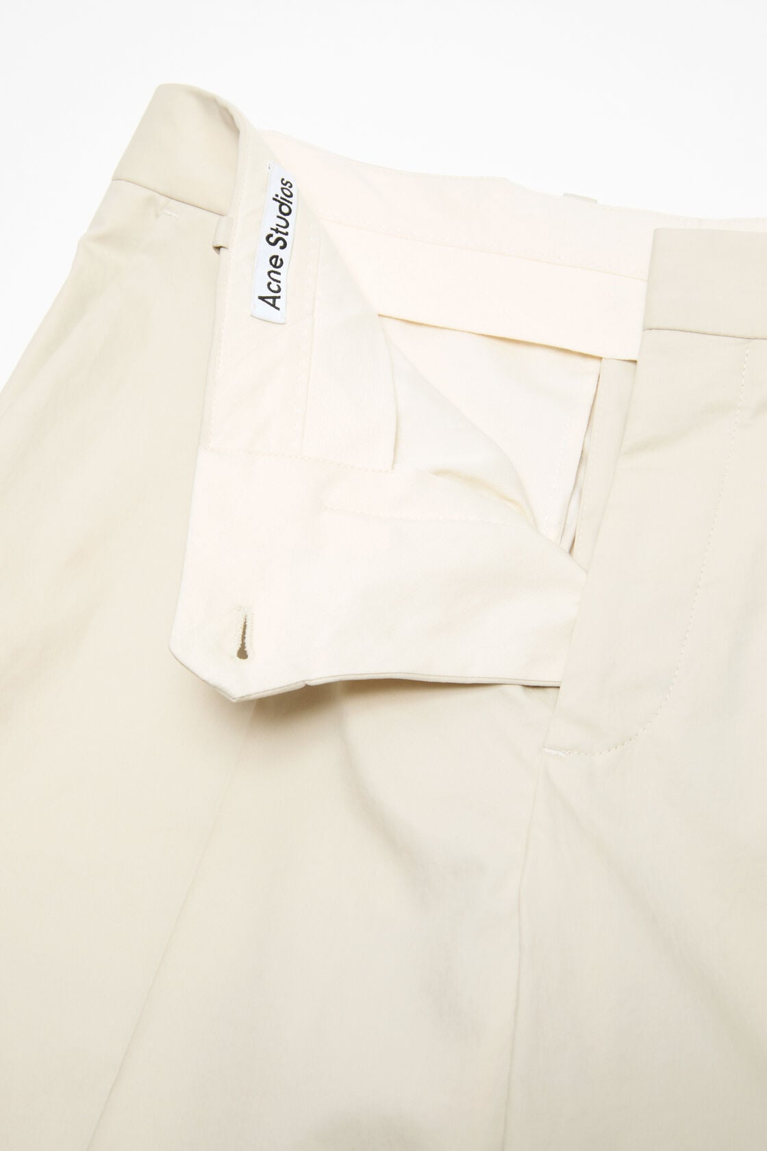 Washed tailored trousers, Light beige, 2000x