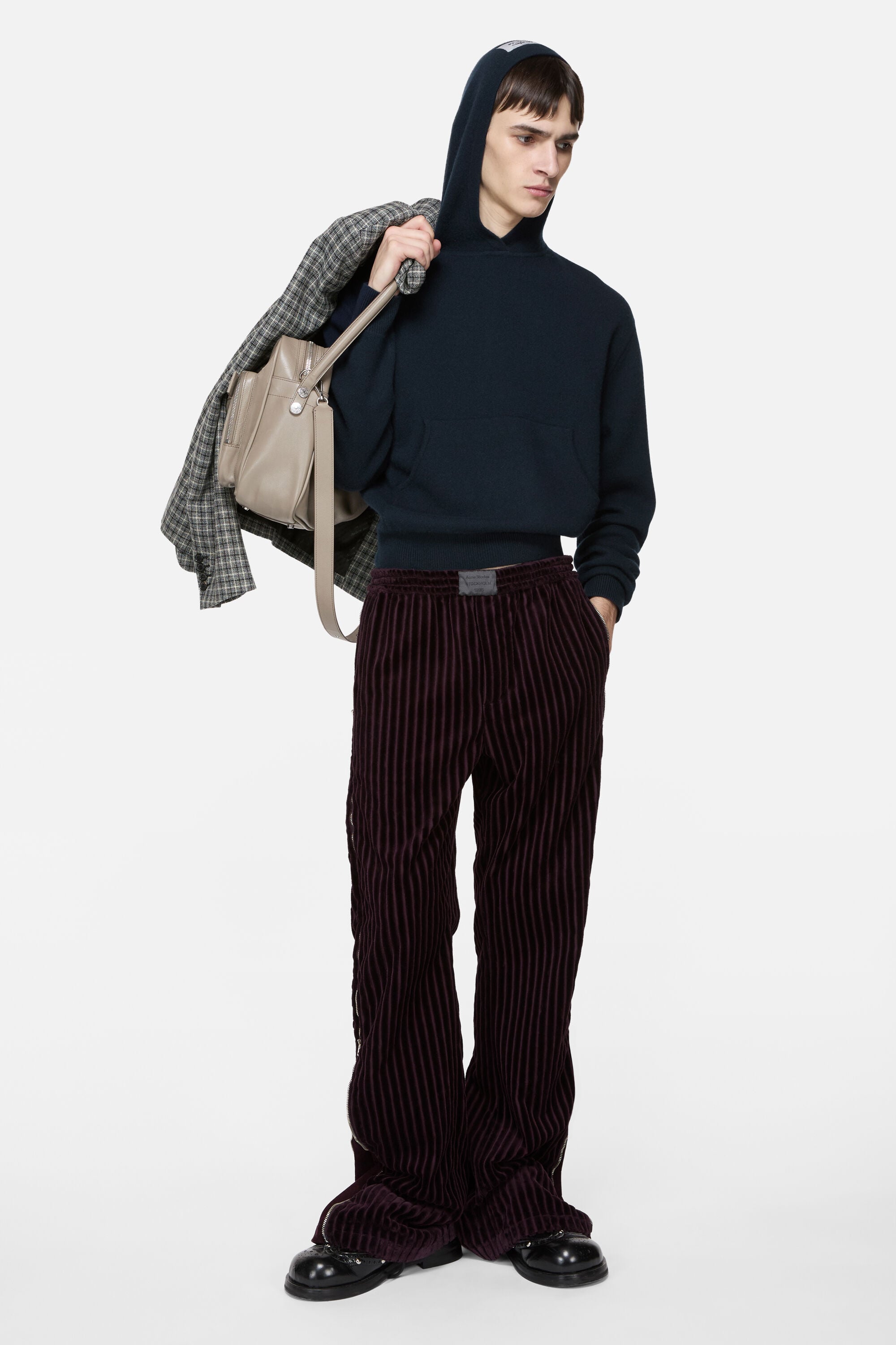 Acne Studios - Cashmere hoodie - Ink blue