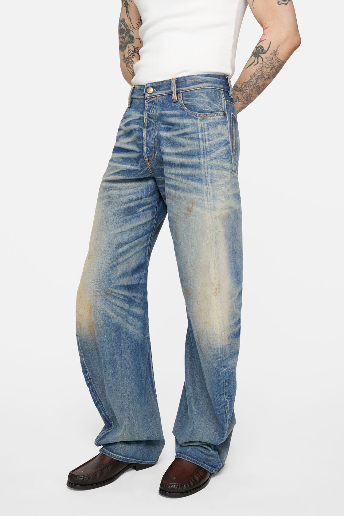 Loose fit jeans - 2006M, Mid Blue, 2000x