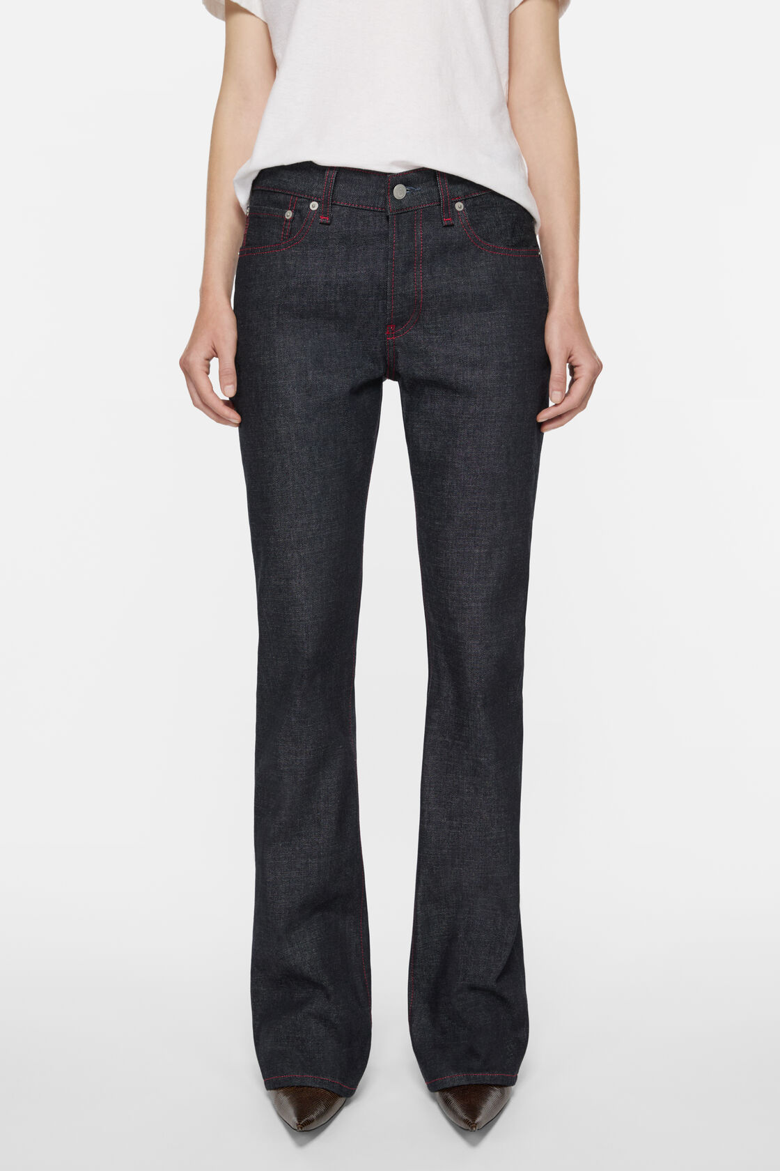 Re-edition raw jeans - 2009F, Mid Blue, 2000x