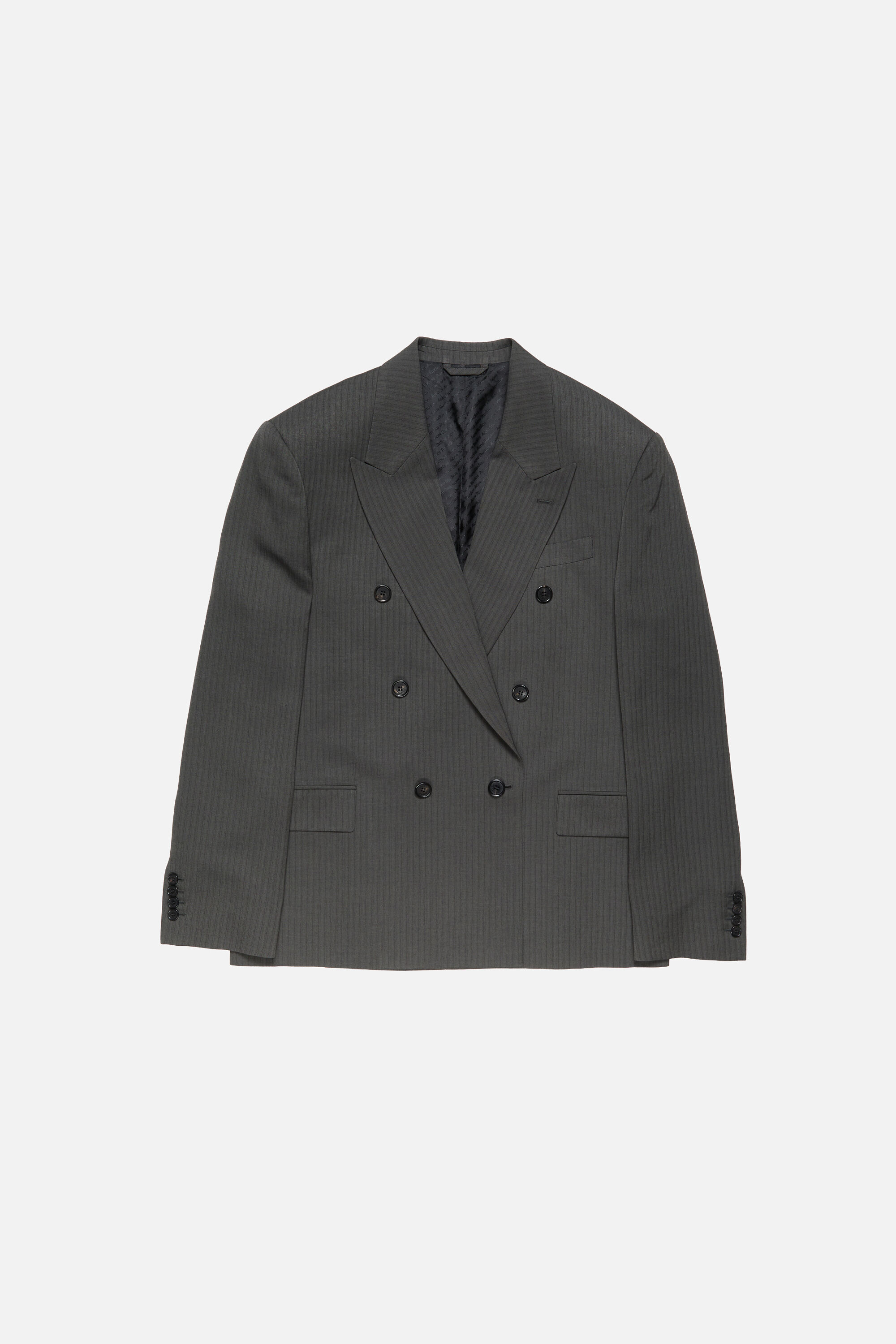 Acne Studios - ダブルブレストスーツジャケット - グレー