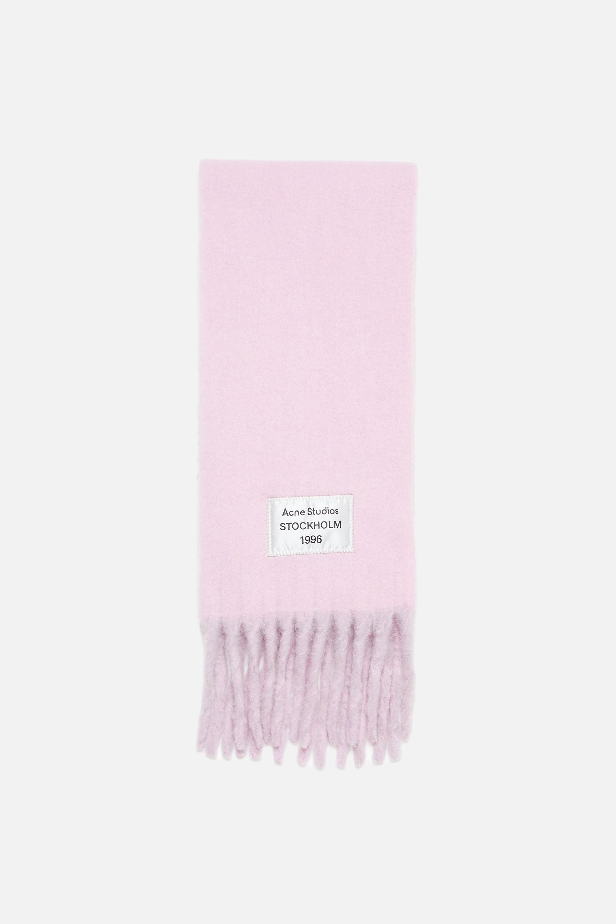 Acne Studios - Bicolour Alpaca Scarf - Pink/lilac