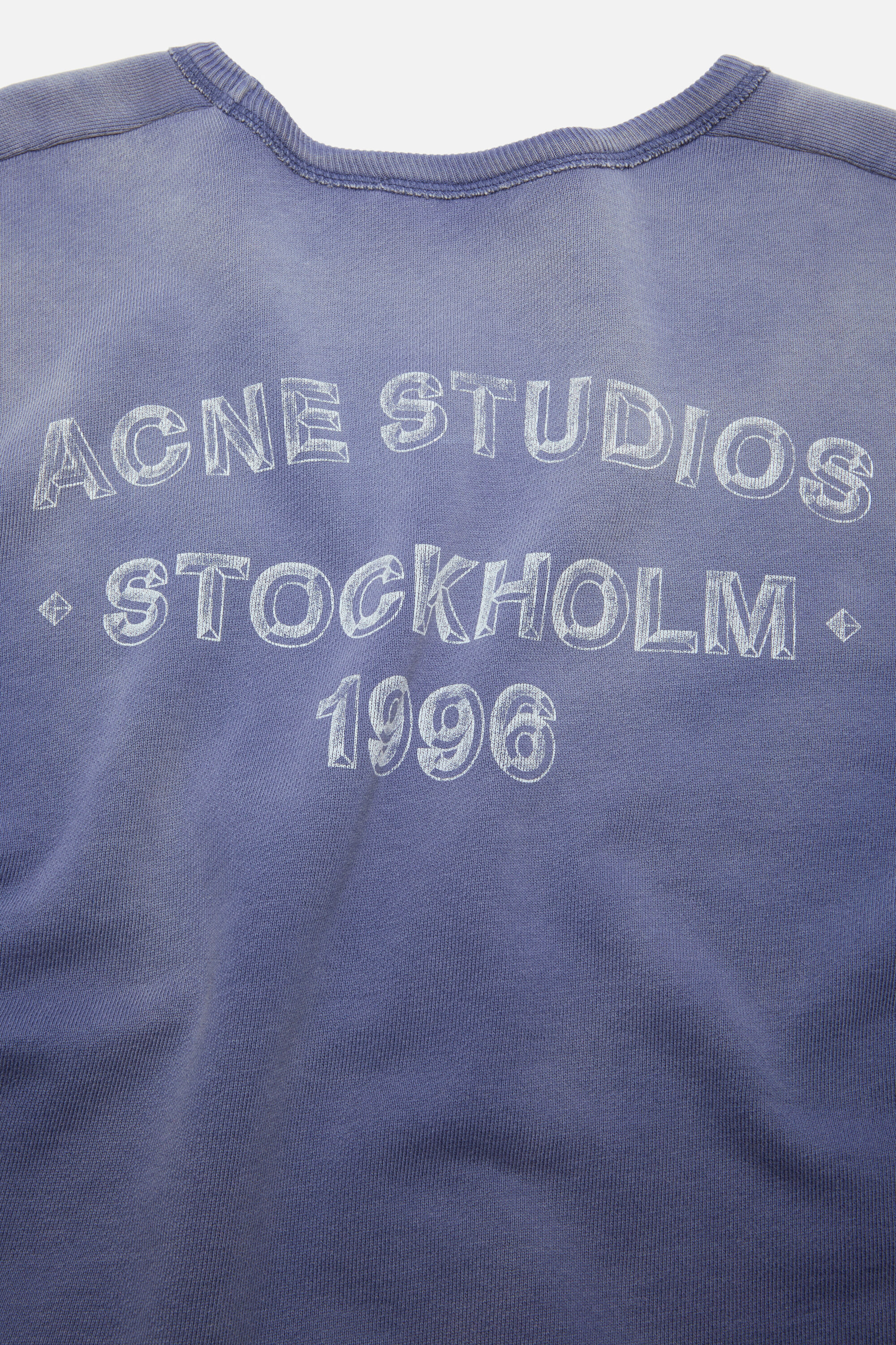 Acne Studios - Sprayed logo sweatshirt - Navy