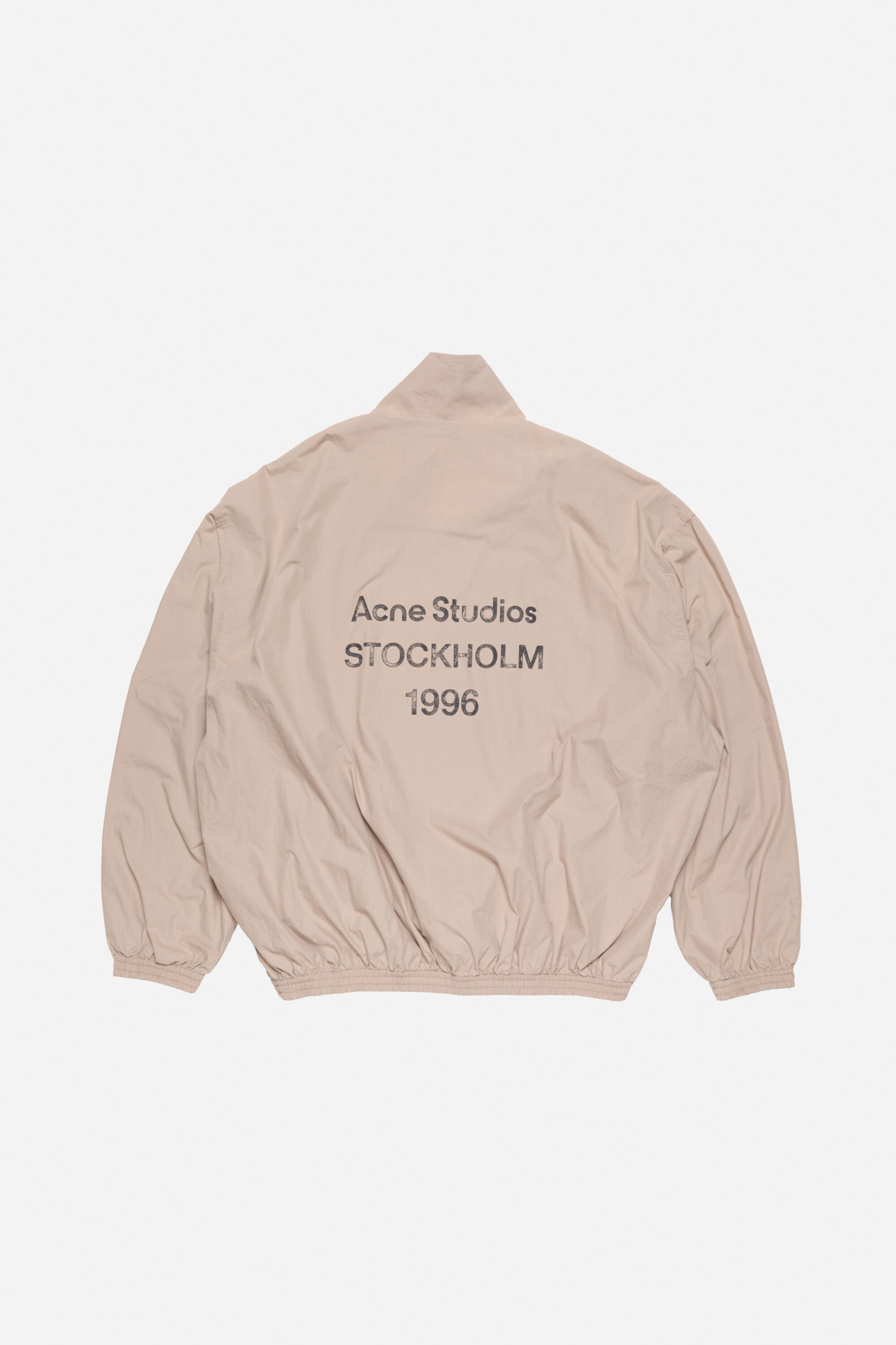 Acne Studios - Logo zipper jacket - Mushroom beige
