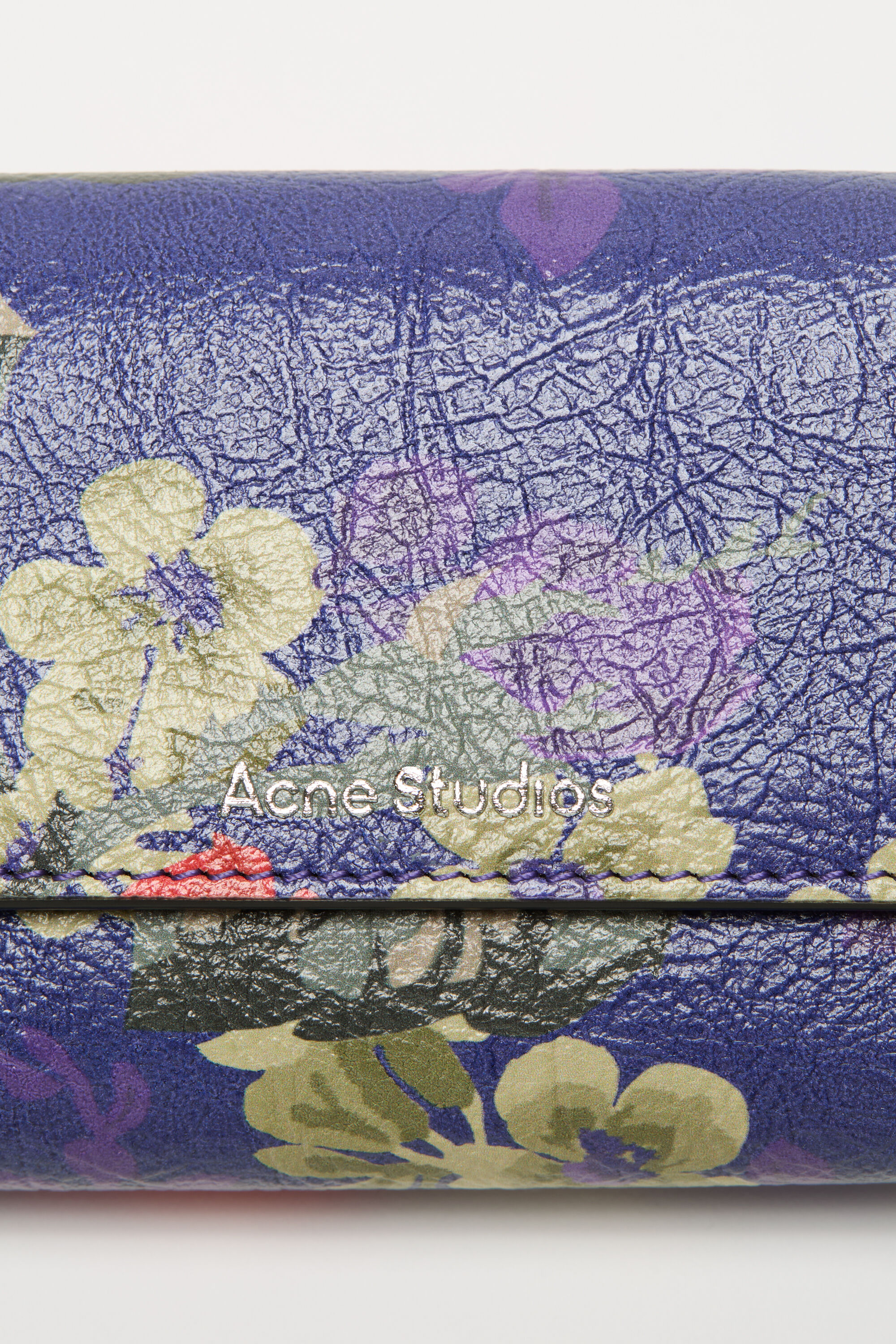 Acne Studios - Trifold leather wallet - Violet purple