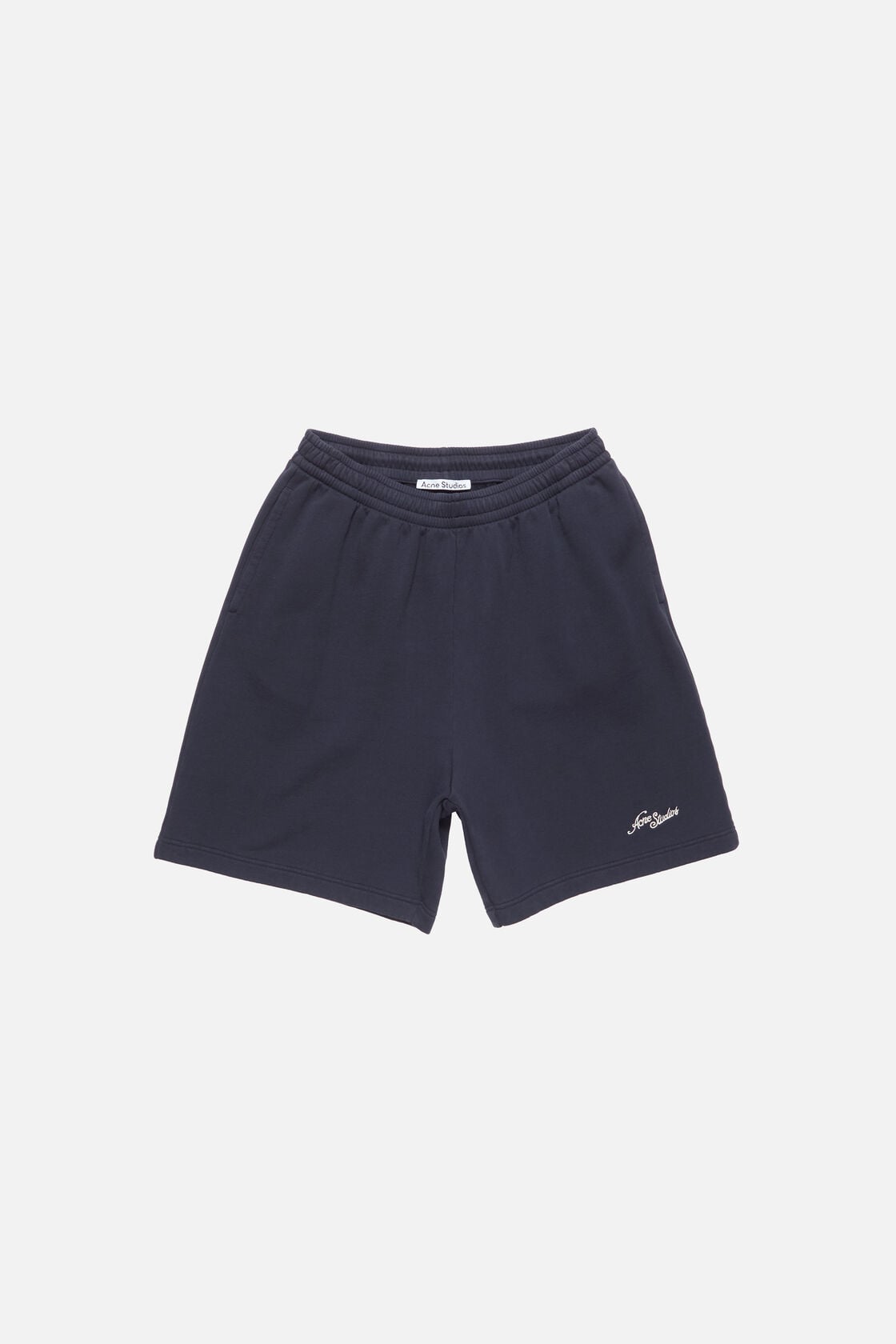Casual fleece shorts, Dark navy, 2000x