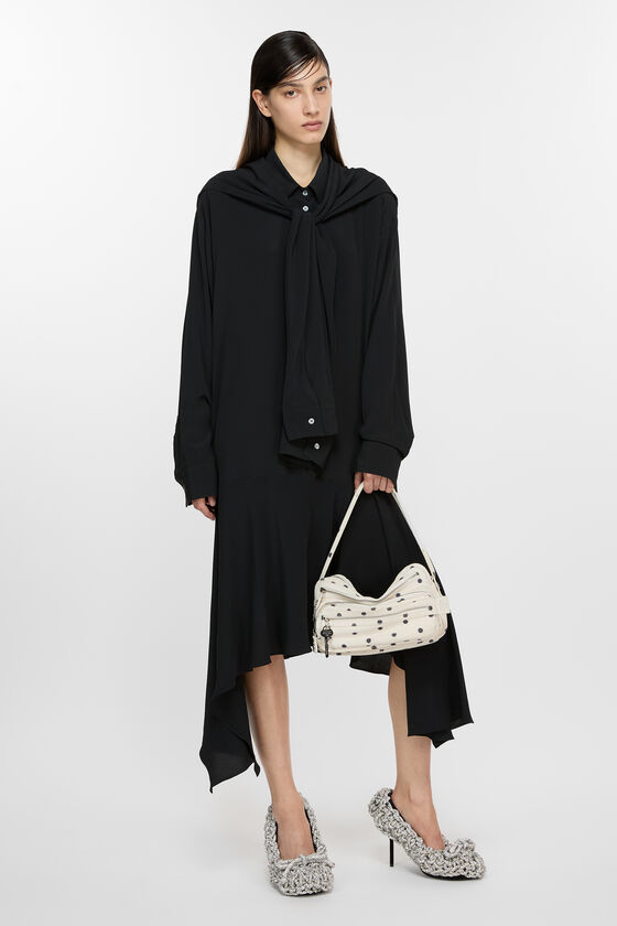 Acne Studios - レイヤードドレス - ブラック