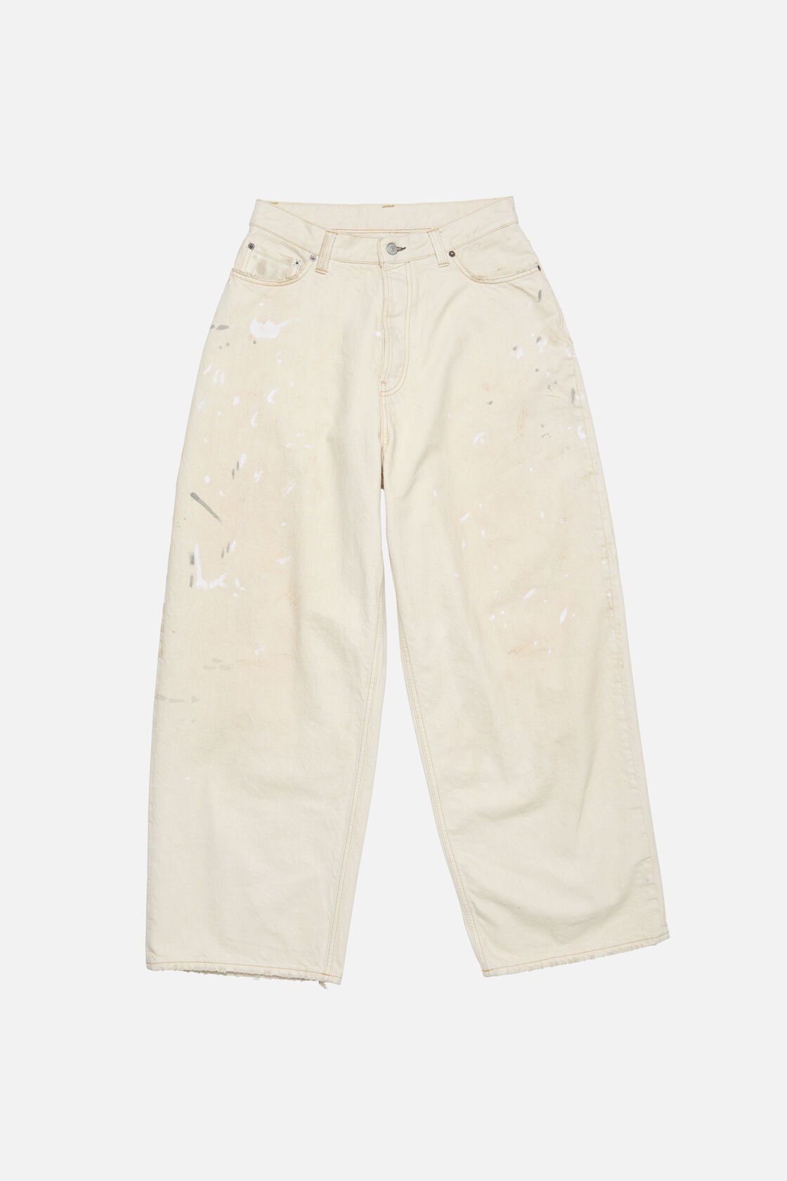 Loose fit jeans - 2023, White, 2000x