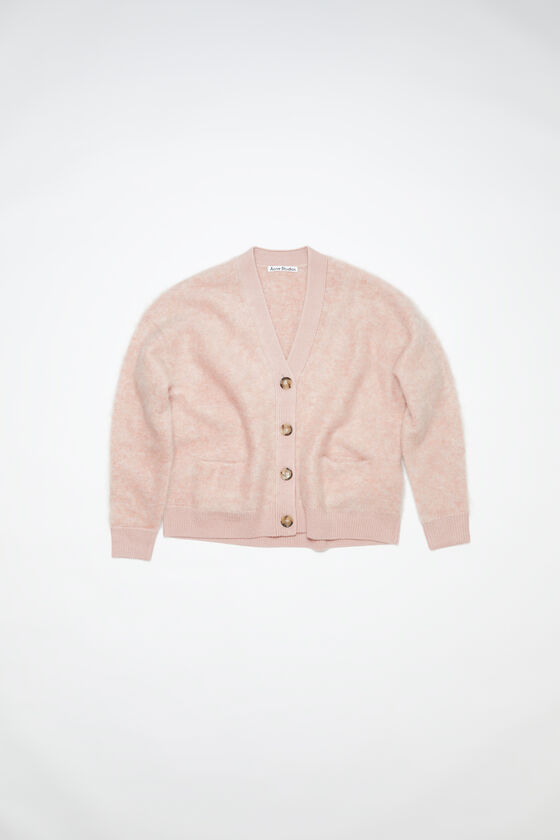 Acne Studios - Woll-Mohair-Cardigan - Blassrosa 