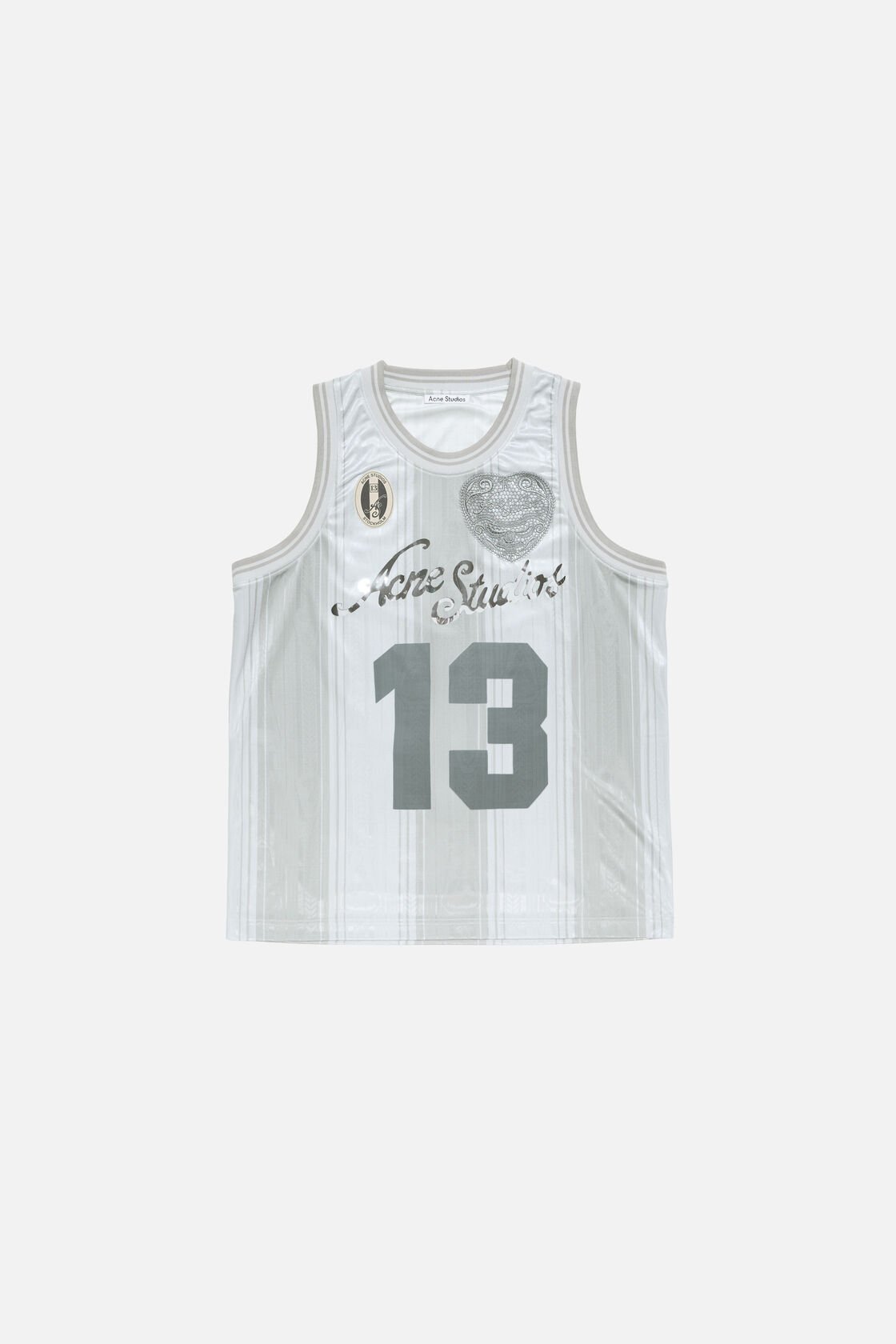 Sports jersey tank top, Grey, 2000x