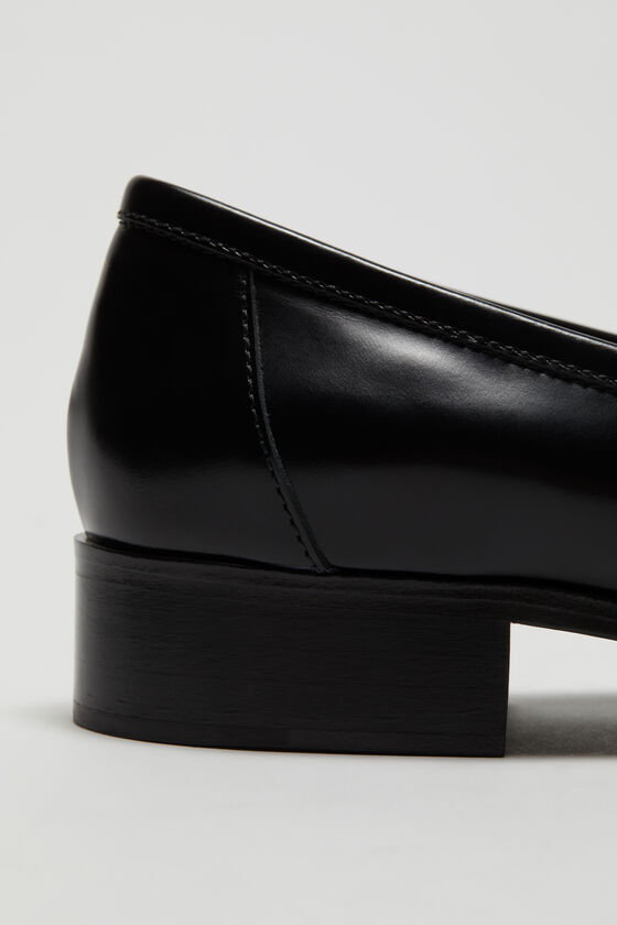 Acne Studios - レザーローファー - ブラック