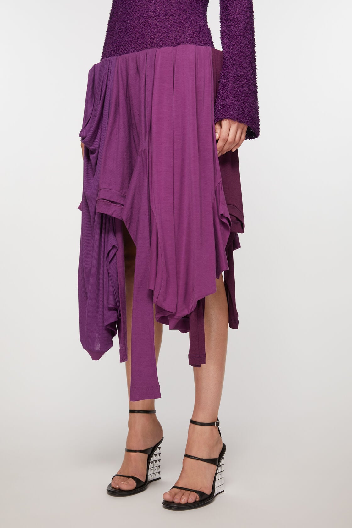 Layered dress, Bright purple, 2000x