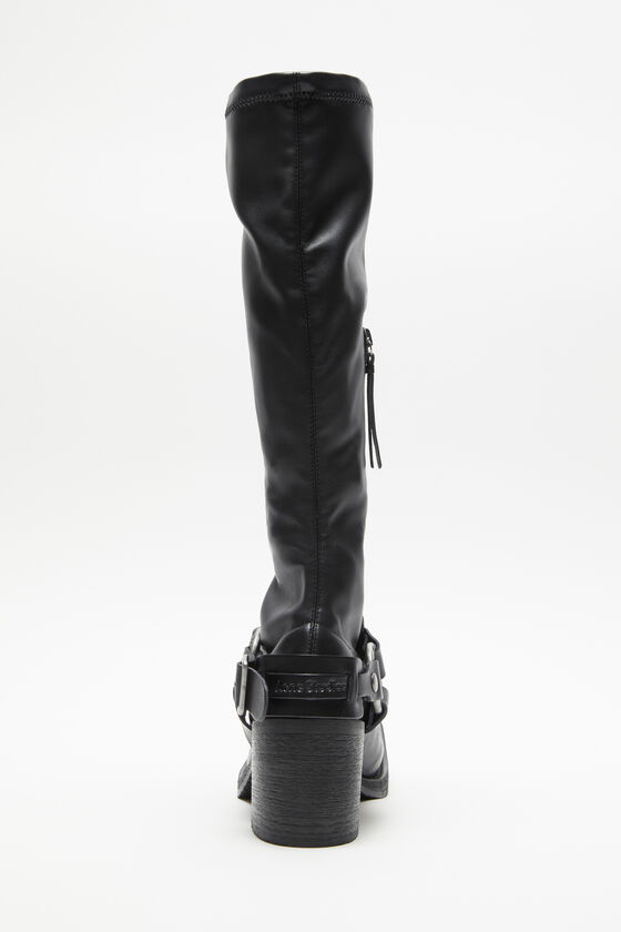 Acne Studios - Pull-On-Stiefel mit Schnalle - Schwarz