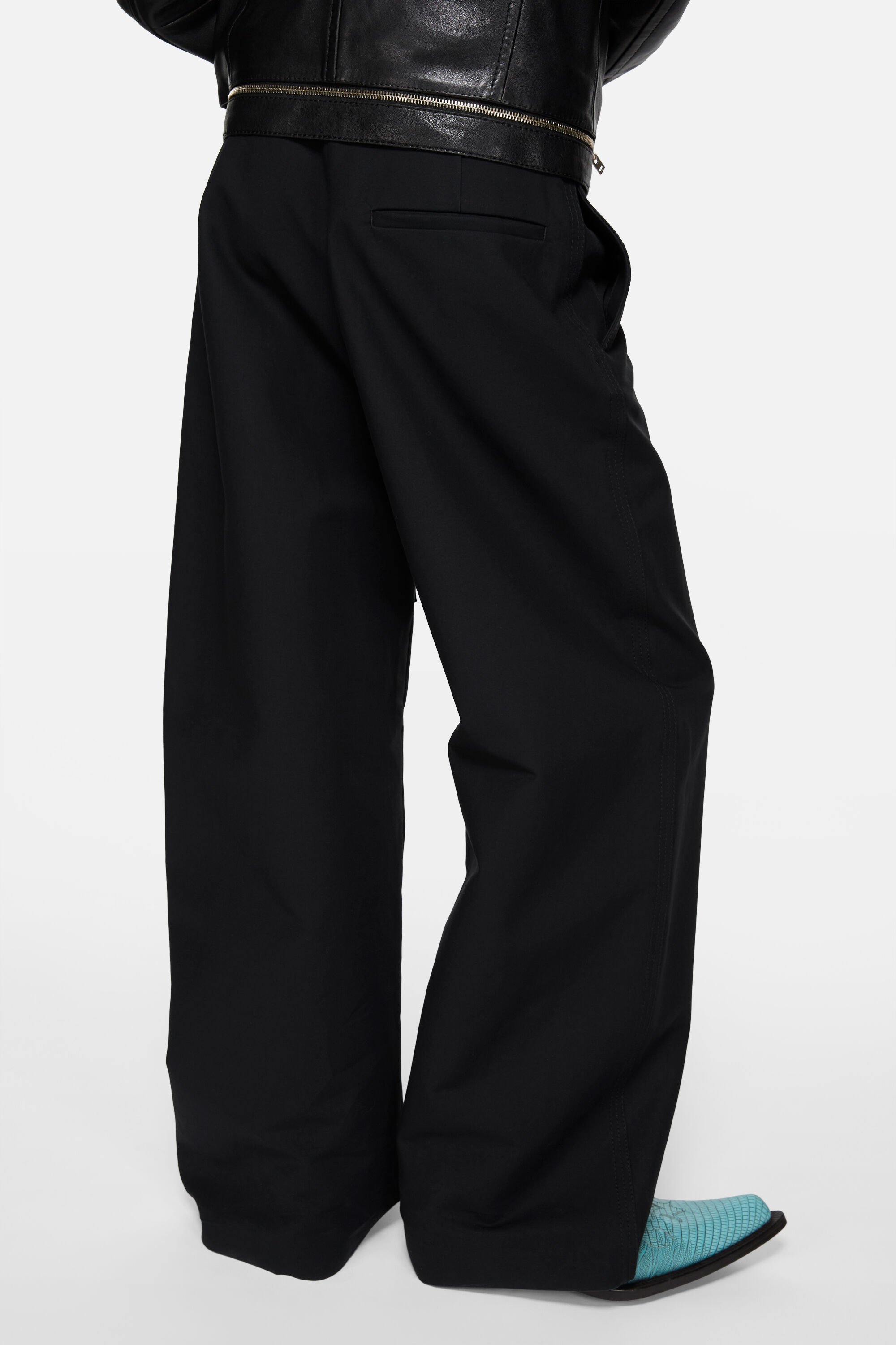 Acne Studios - Satin trousers - Black