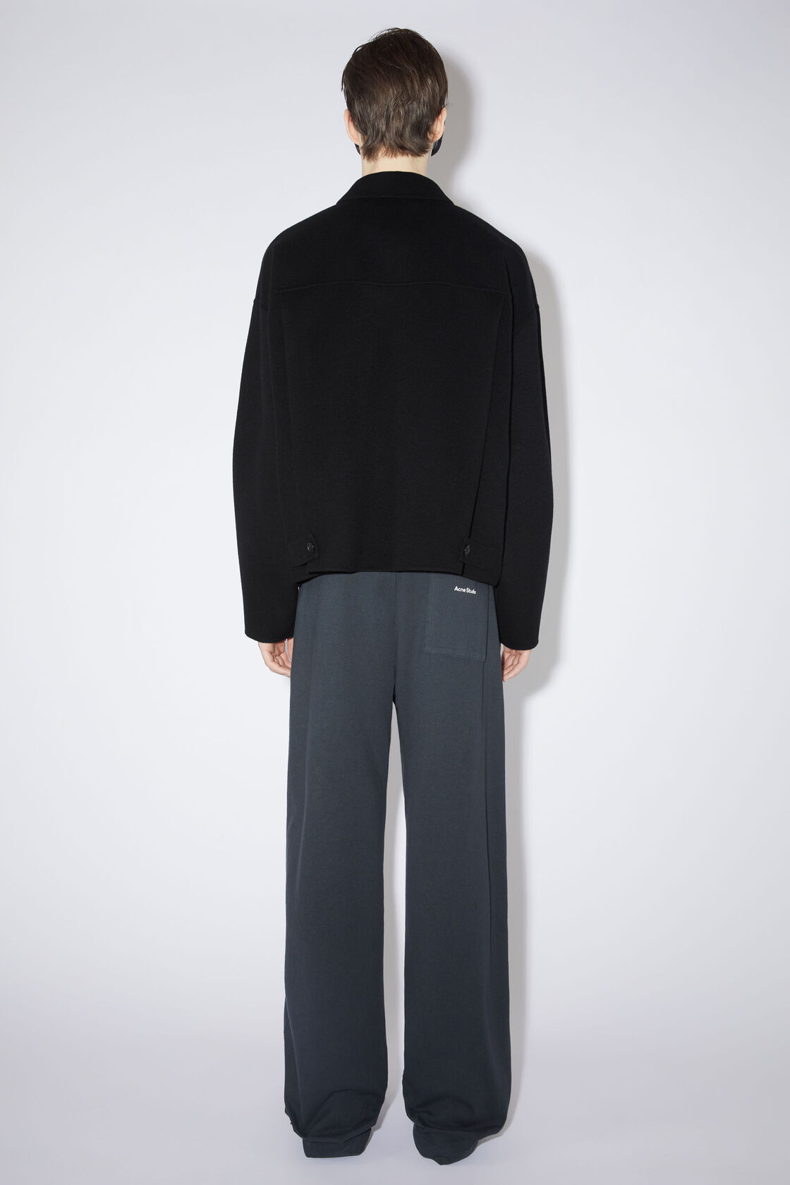 Wool zipper jacket, Black, 2000x