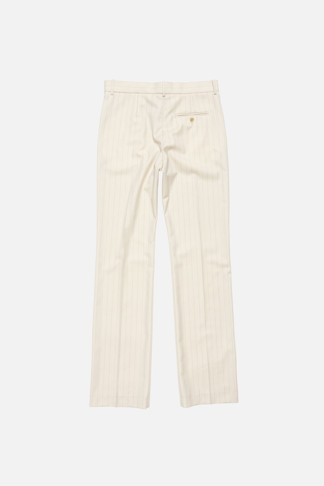 Wool pinstripe trousers, Cream beige, 2000x