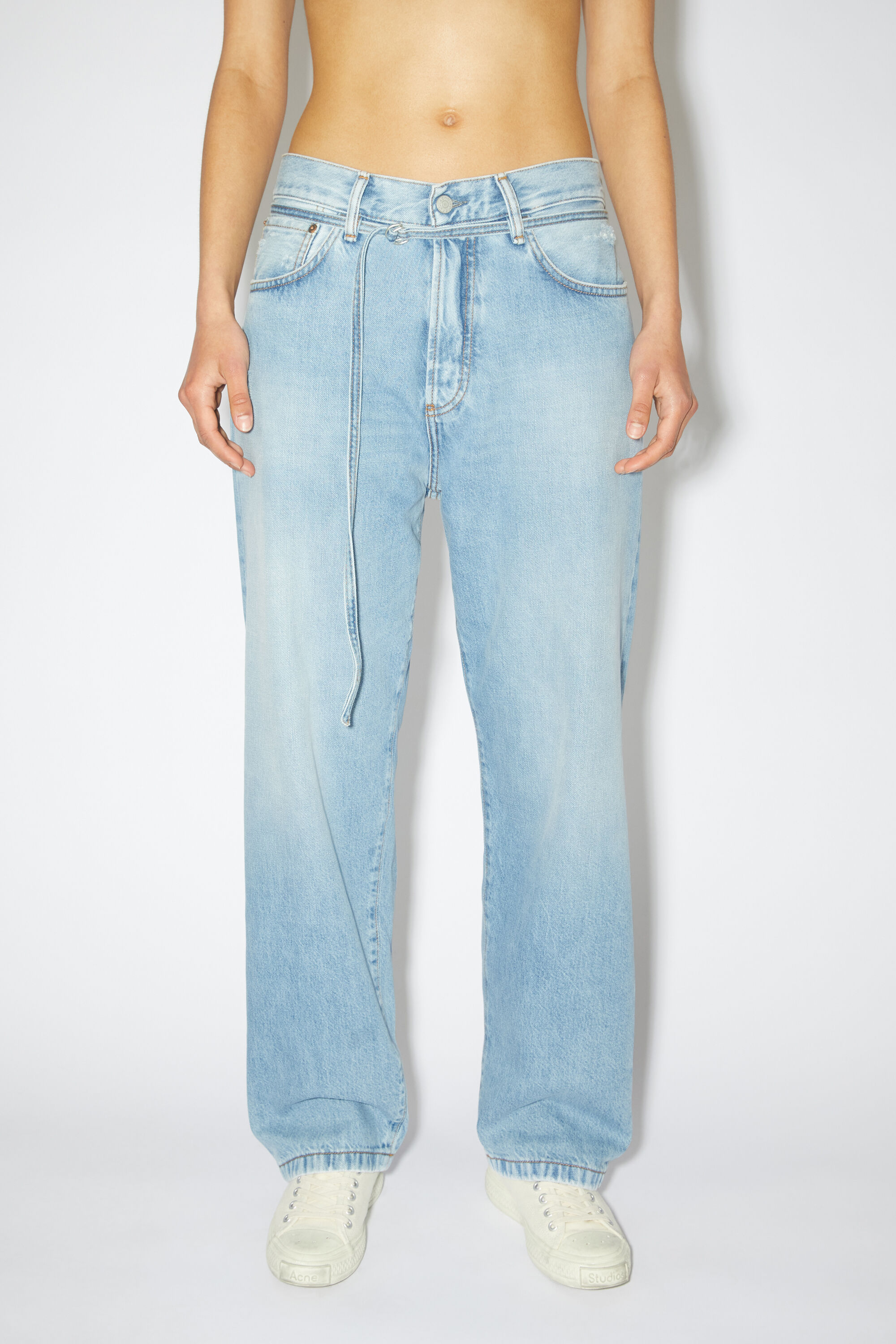 아크네 스튜디오 Acne Studios Loose fit jeans - 1991 Toj - Light blue