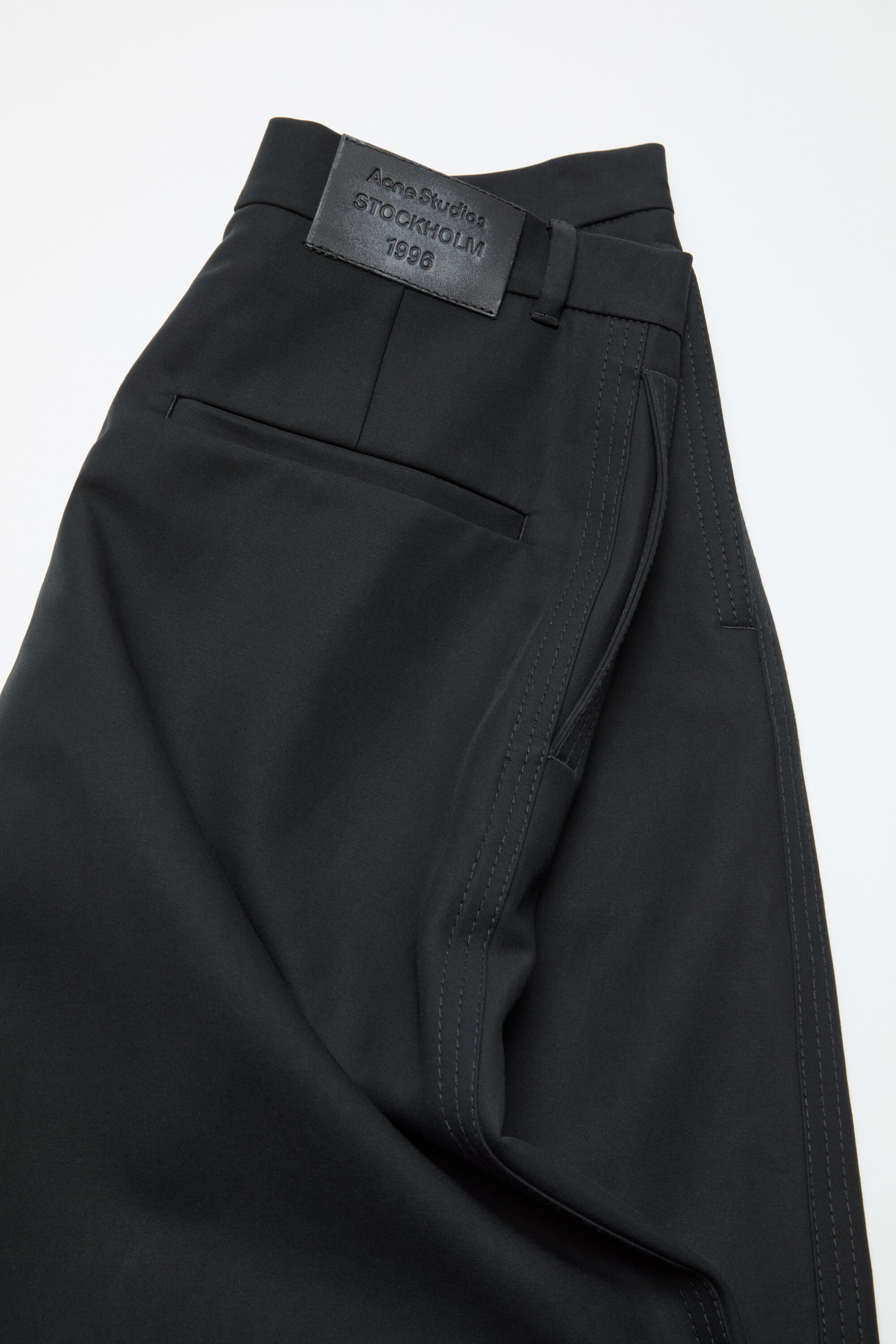 Acne Studios - Satin trousers - Black